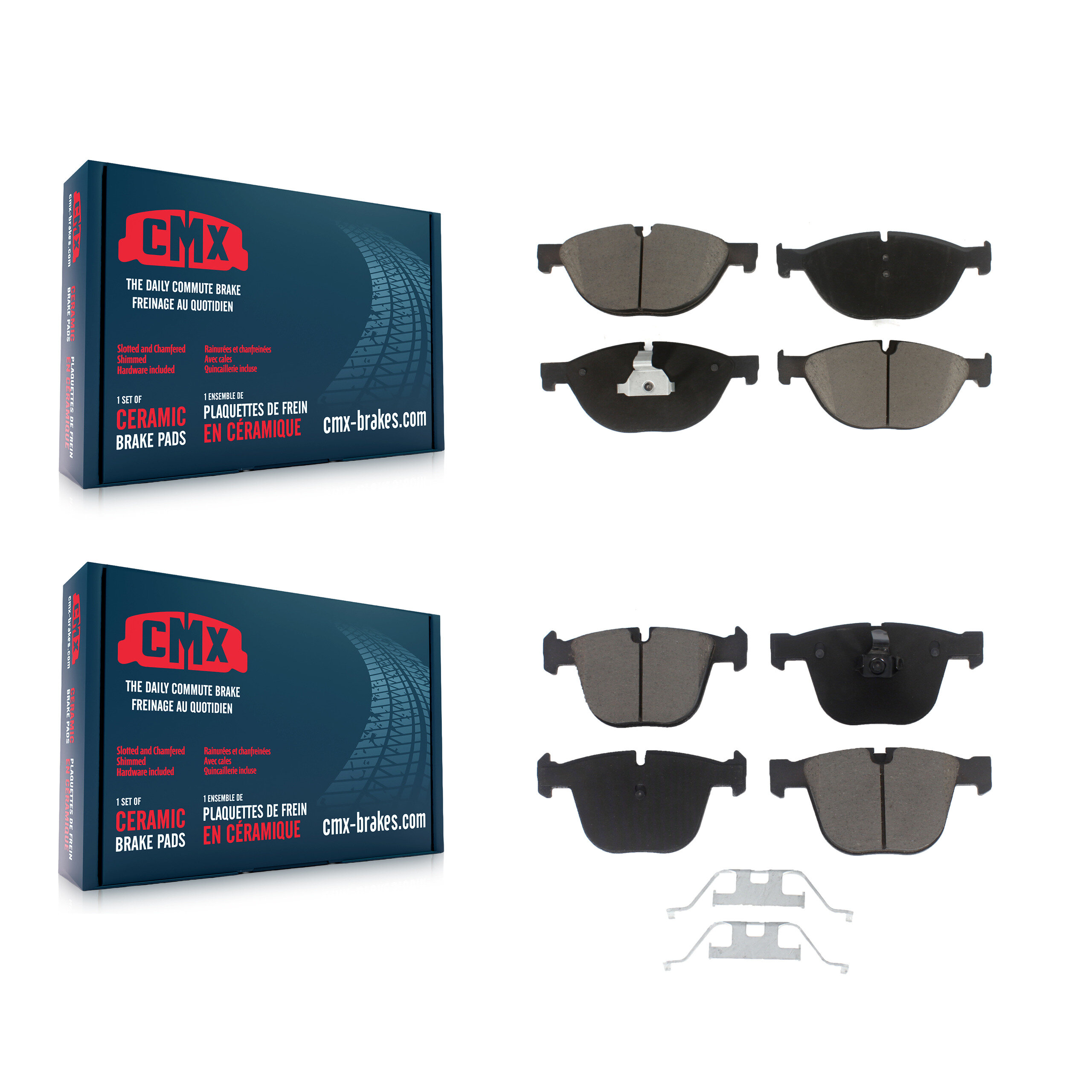 CMX - KCX-100186 - Front and Rear Disc Brake Pad Kits