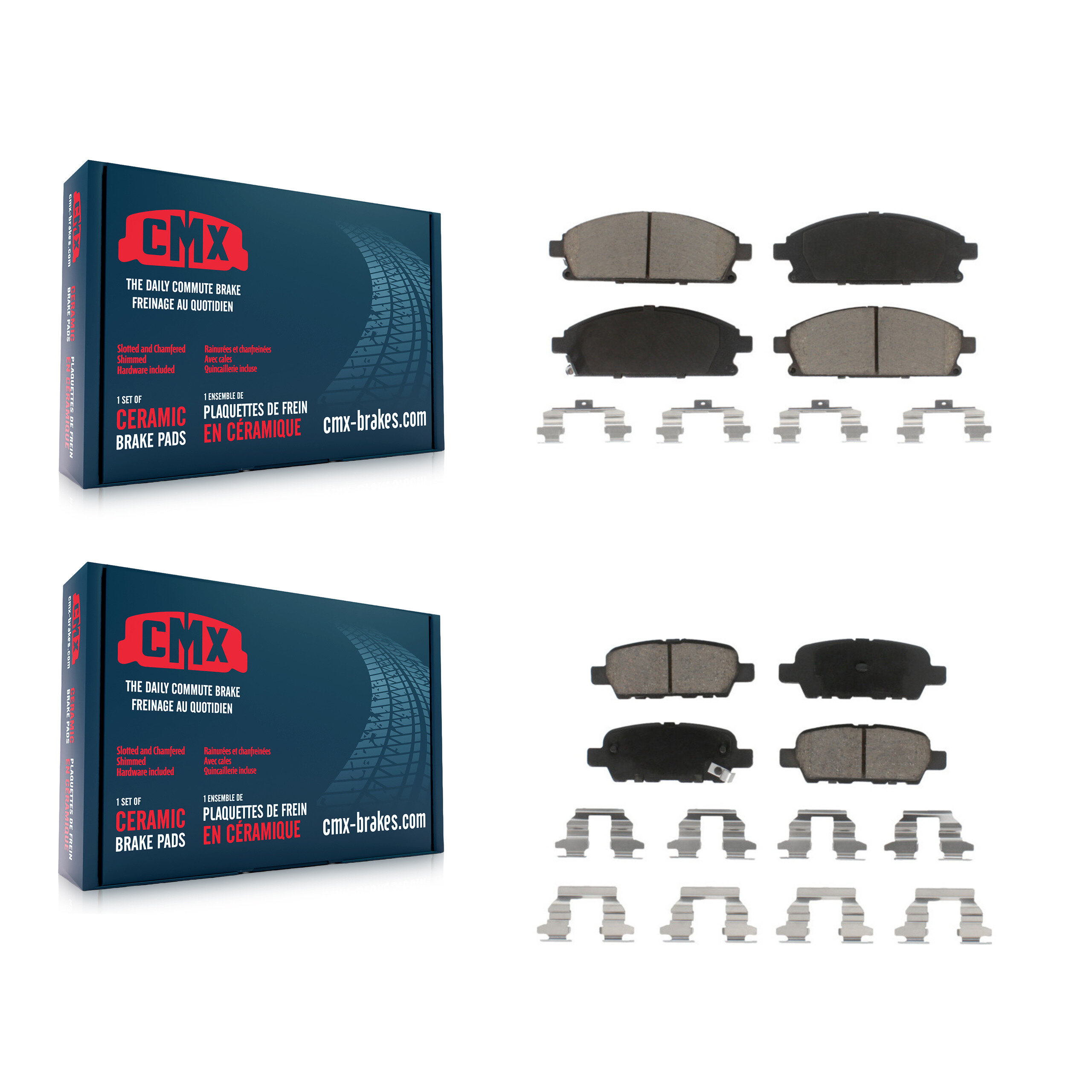 CMX - KCX-100199 - Front and Rear Disc Brake Pad Kits