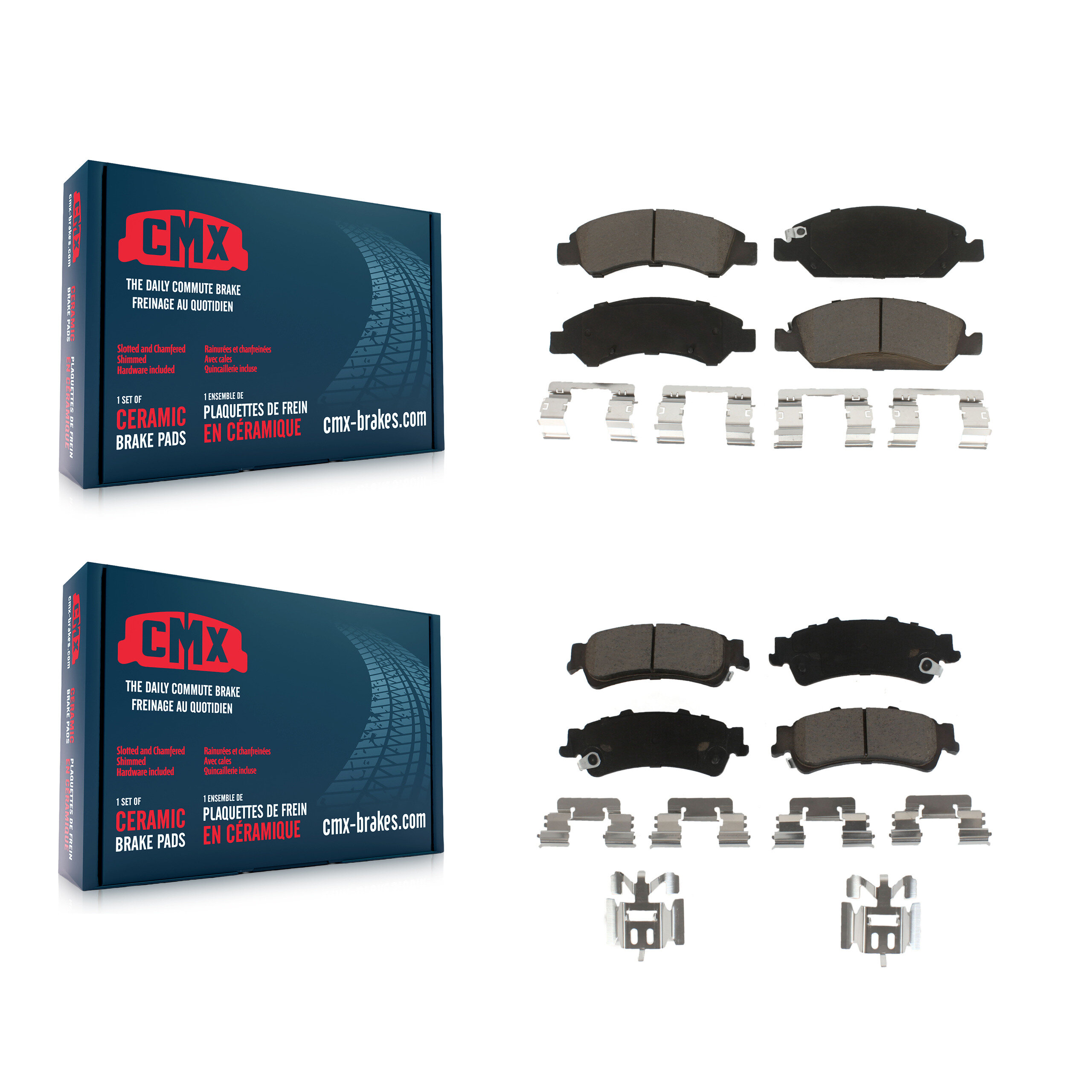 CMX - KCX-100220 - Front and Rear Disc Brake Pad Kits