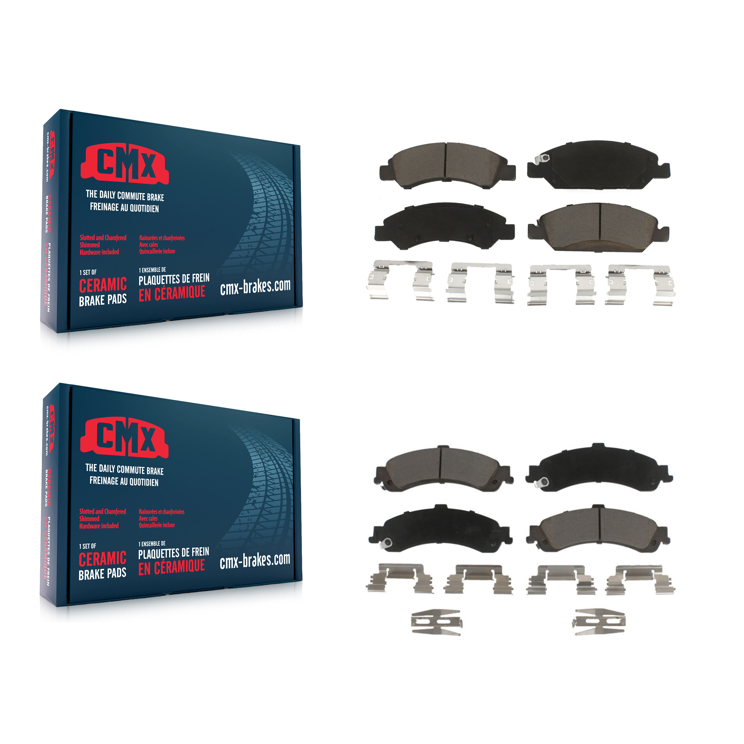 CMX - KCX-100221 - Front and Rear Disc Brake Pad Kits