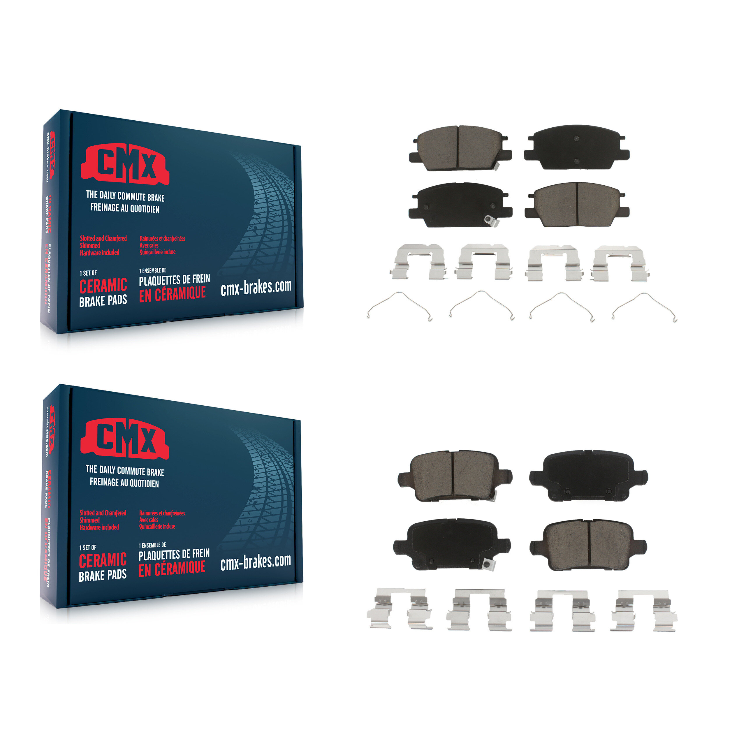 CMX - KCX-100238 - Front and Rear Disc Brake Pad Kits