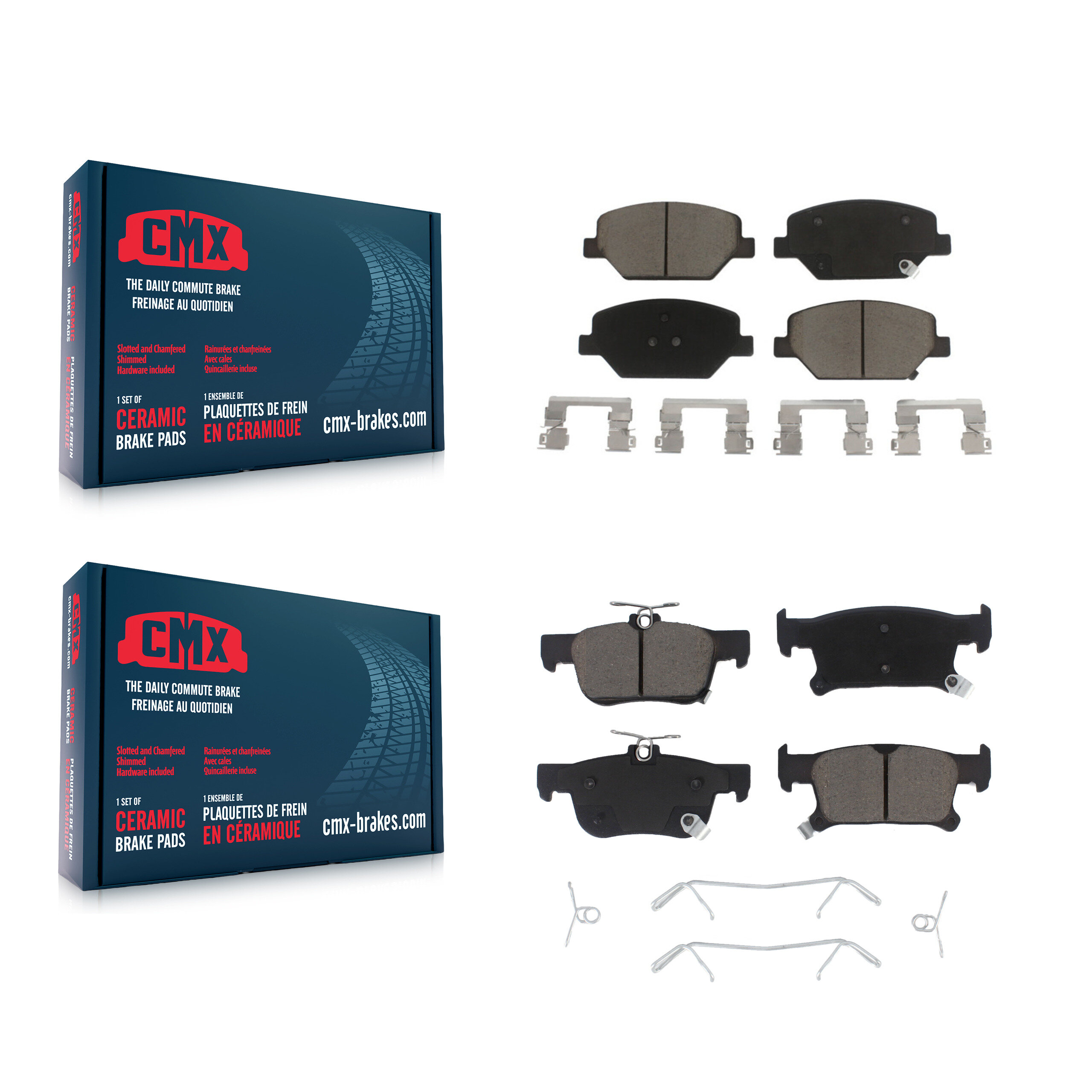 CMX - KCX-100239 - Front and Rear Disc Brake Pad Kits