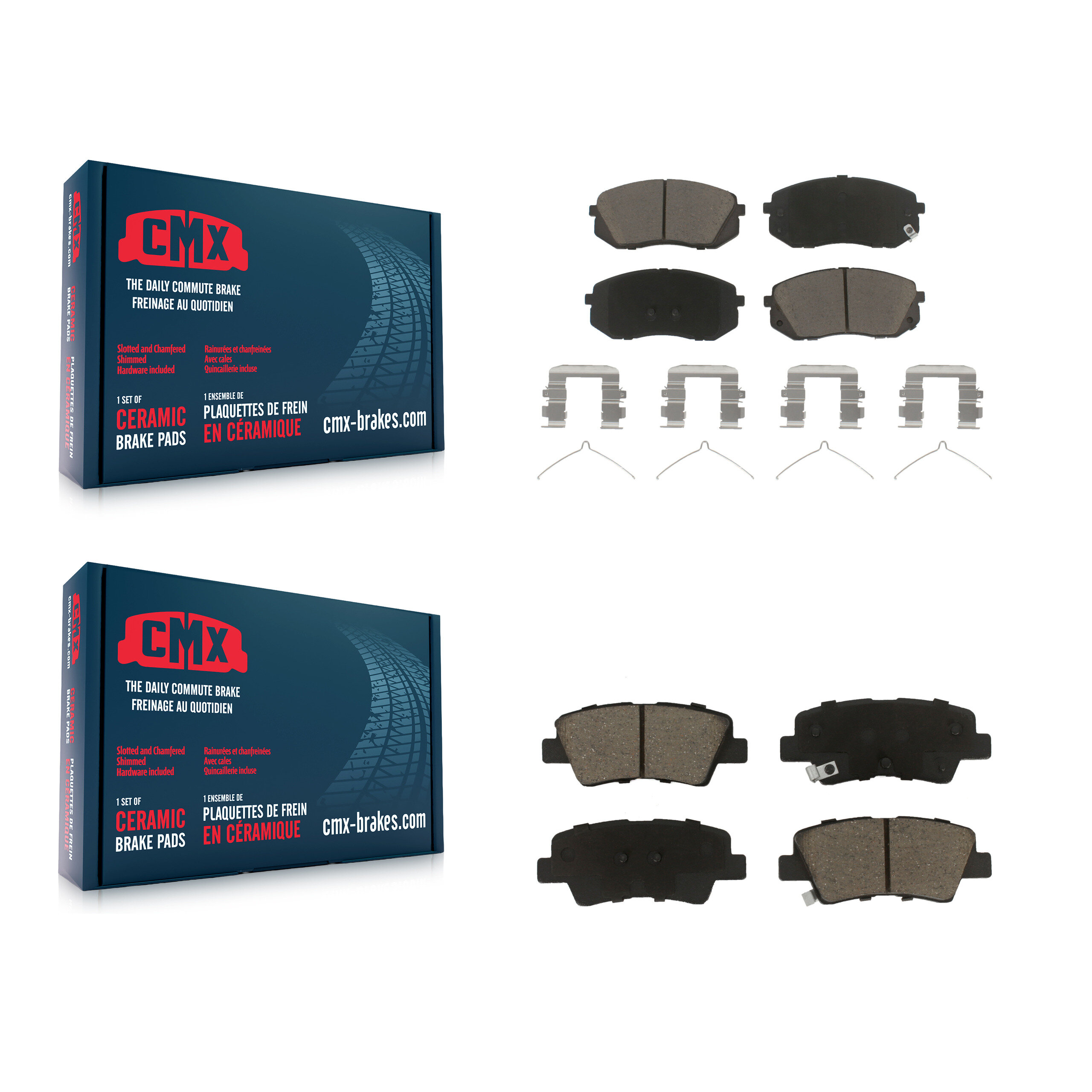 CMX - KCX-100246 - Front and Rear Disc Brake Pad Kits