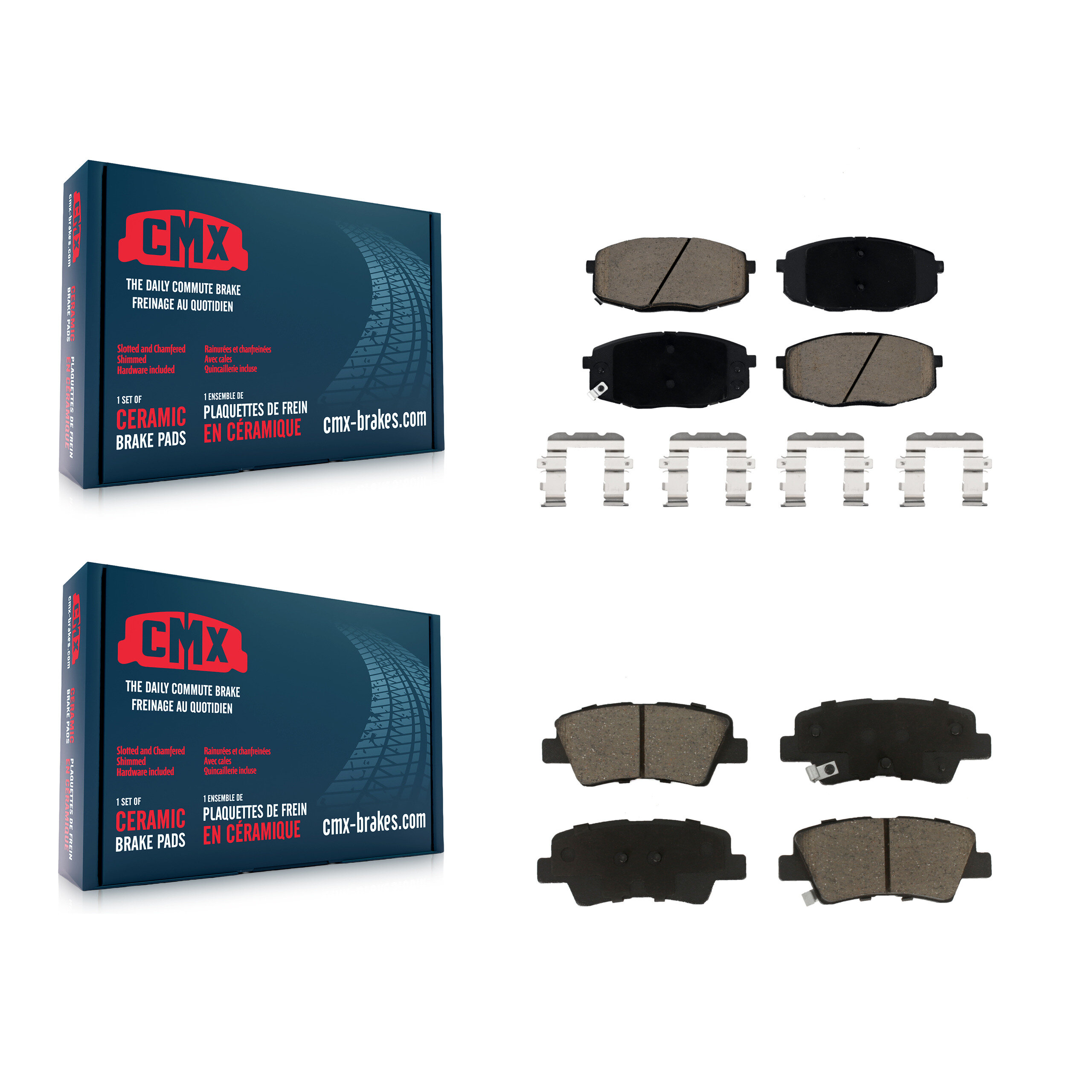 CMX - KCX-100248 - Front and Rear Disc Brake Pad Kits