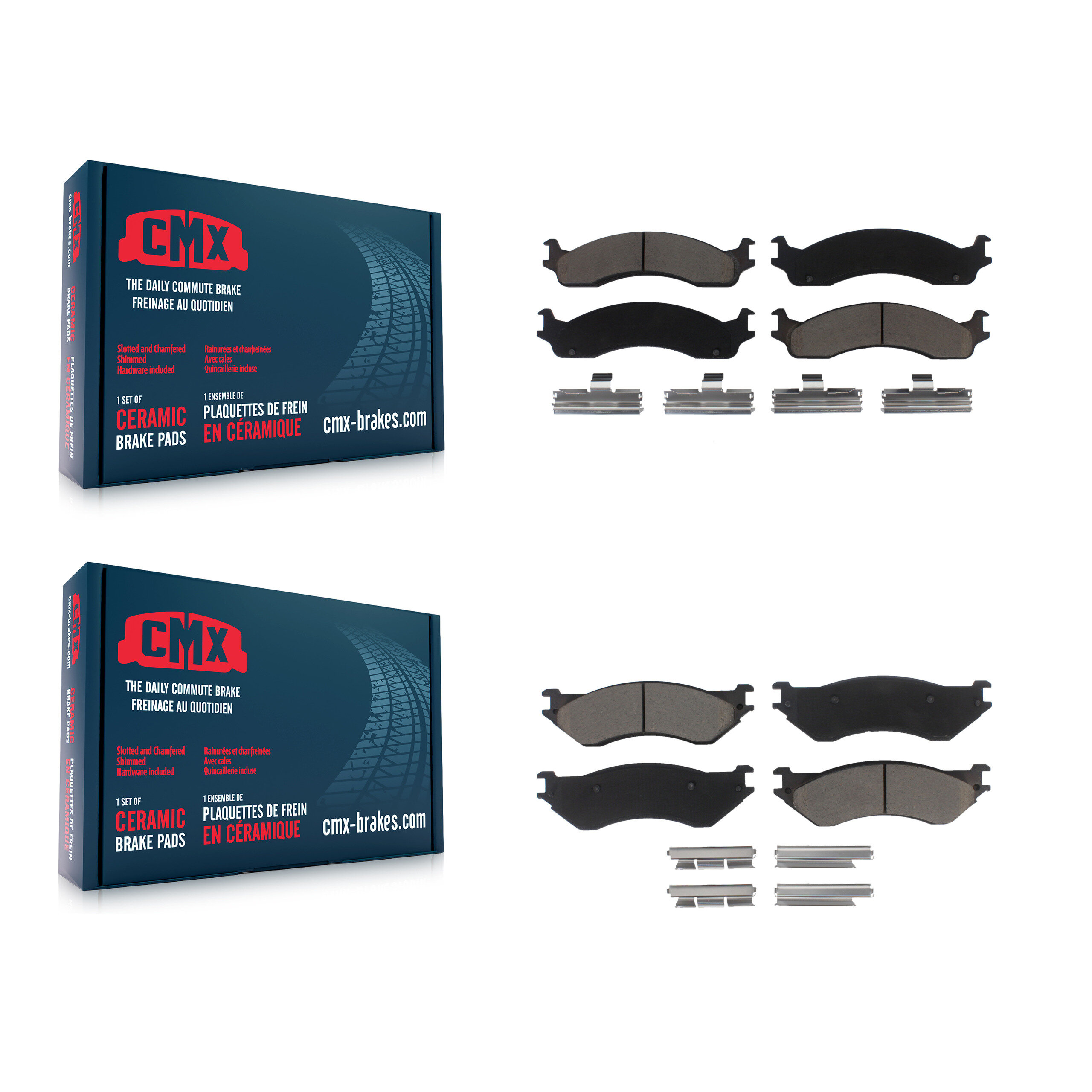 CMX - KCX-100259 - Front and Rear Disc Brake Pad Kits