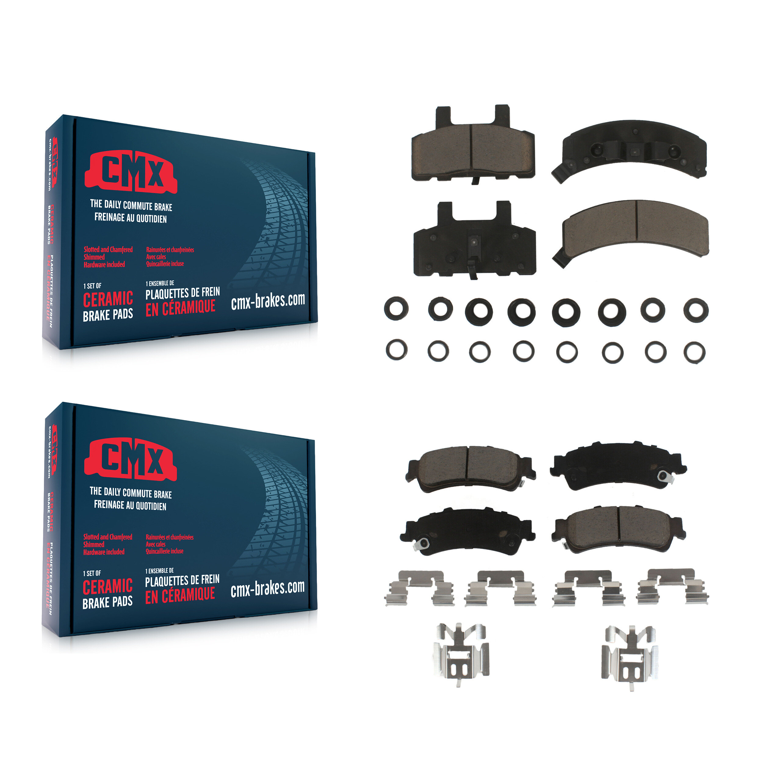 CMX - KCX-100260 - Front and Rear Disc Brake Pad Kits