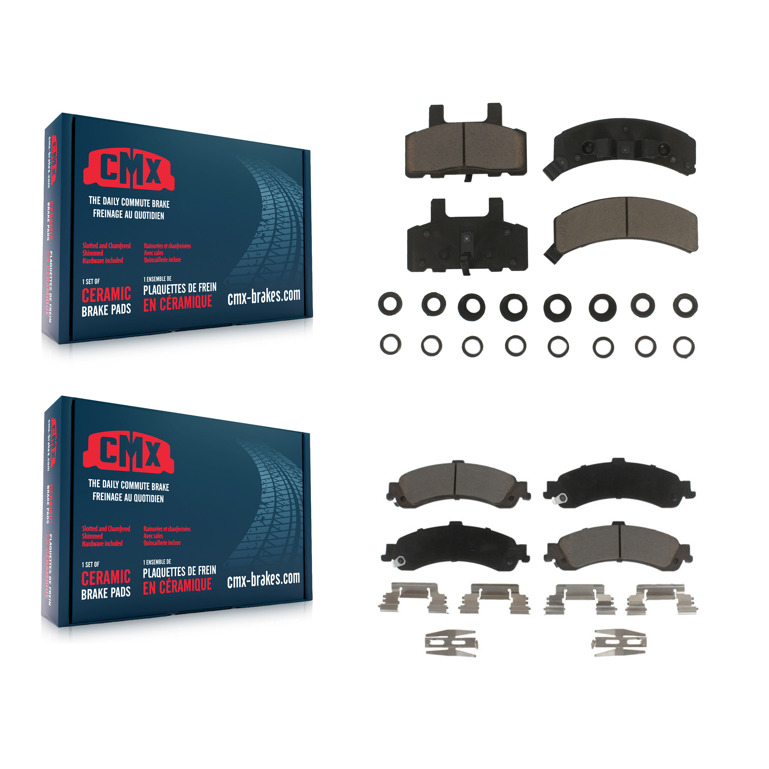 CMX - KCX-100261 - Front and Rear Disc Brake Pad Kits