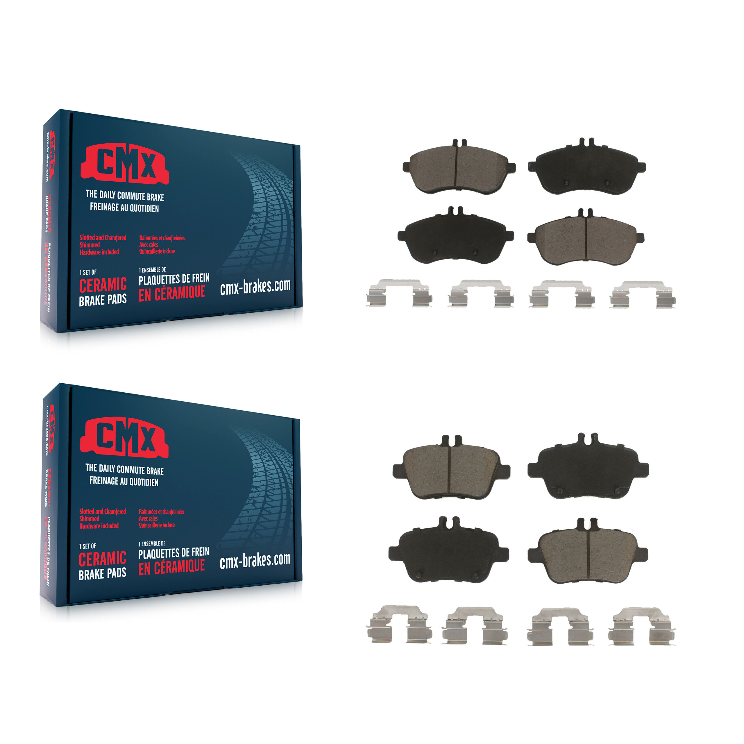 CMX - KCX-100263 - Front and Rear Disc Brake Pad Kits
