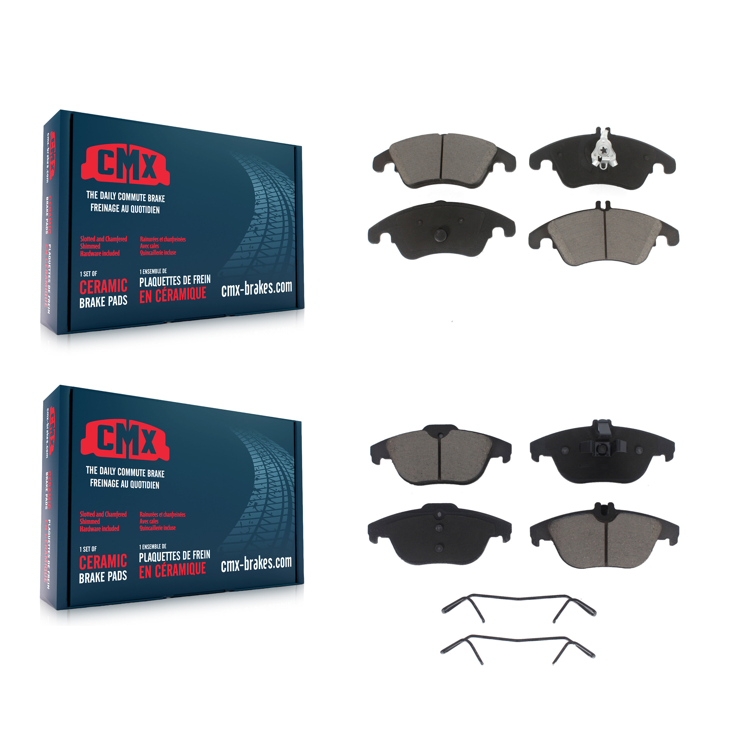 CMX - KCX-100265 - Front and Rear Disc Brake Pad Kits