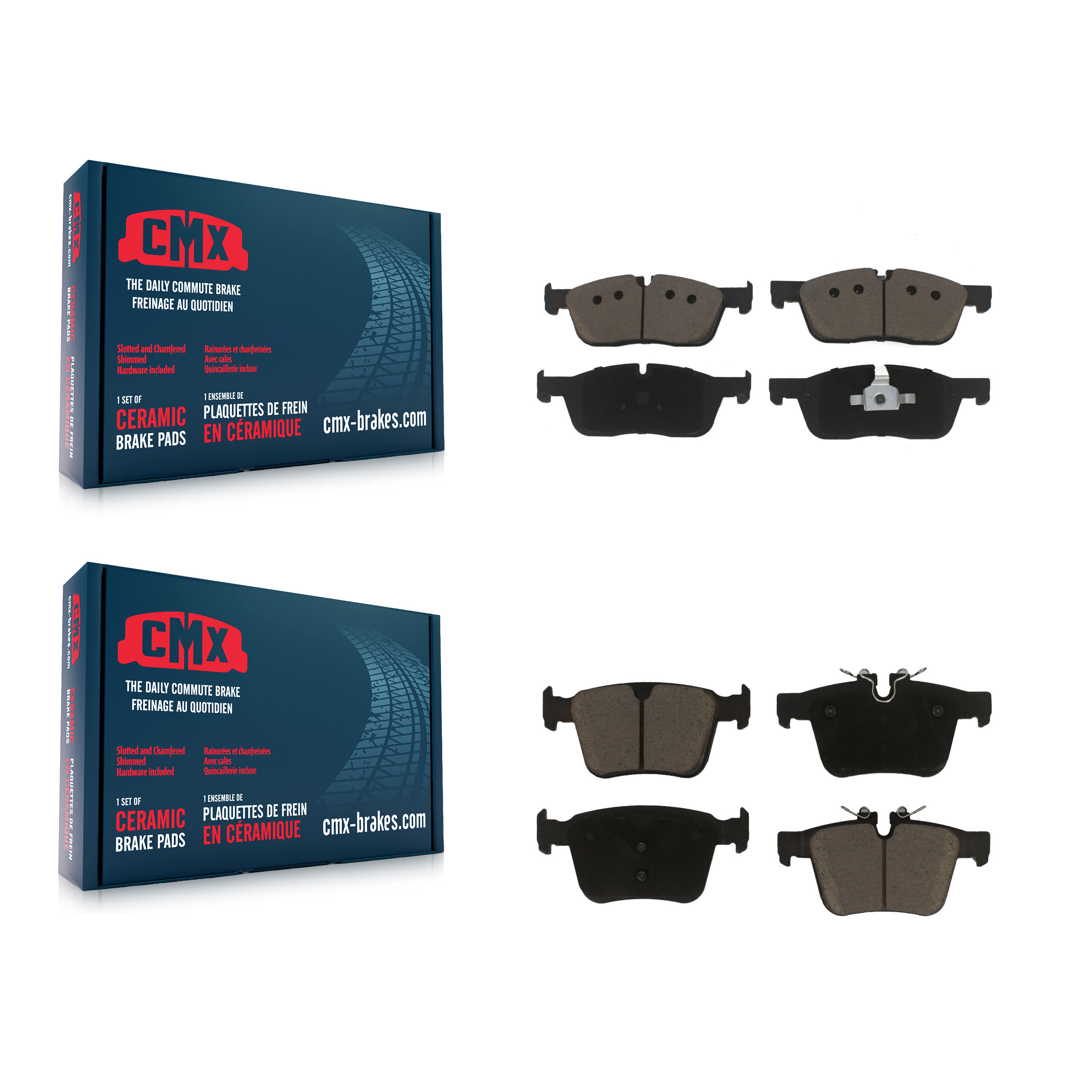 CMX - KCX-100271 - Front and Rear Disc Brake Pad Kits