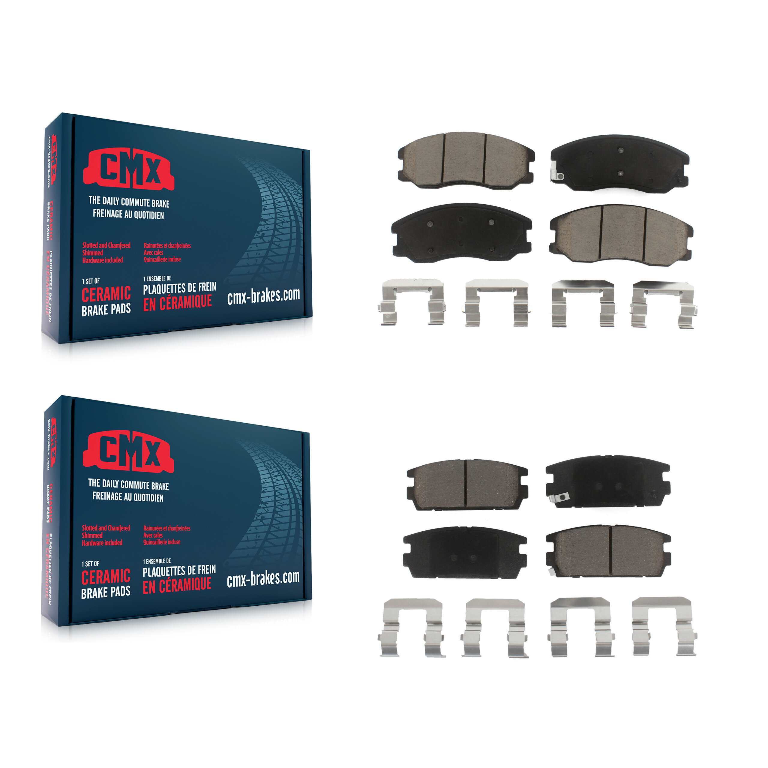 CMX - KCX-100273 - Front and Rear Disc Brake Pad Kits