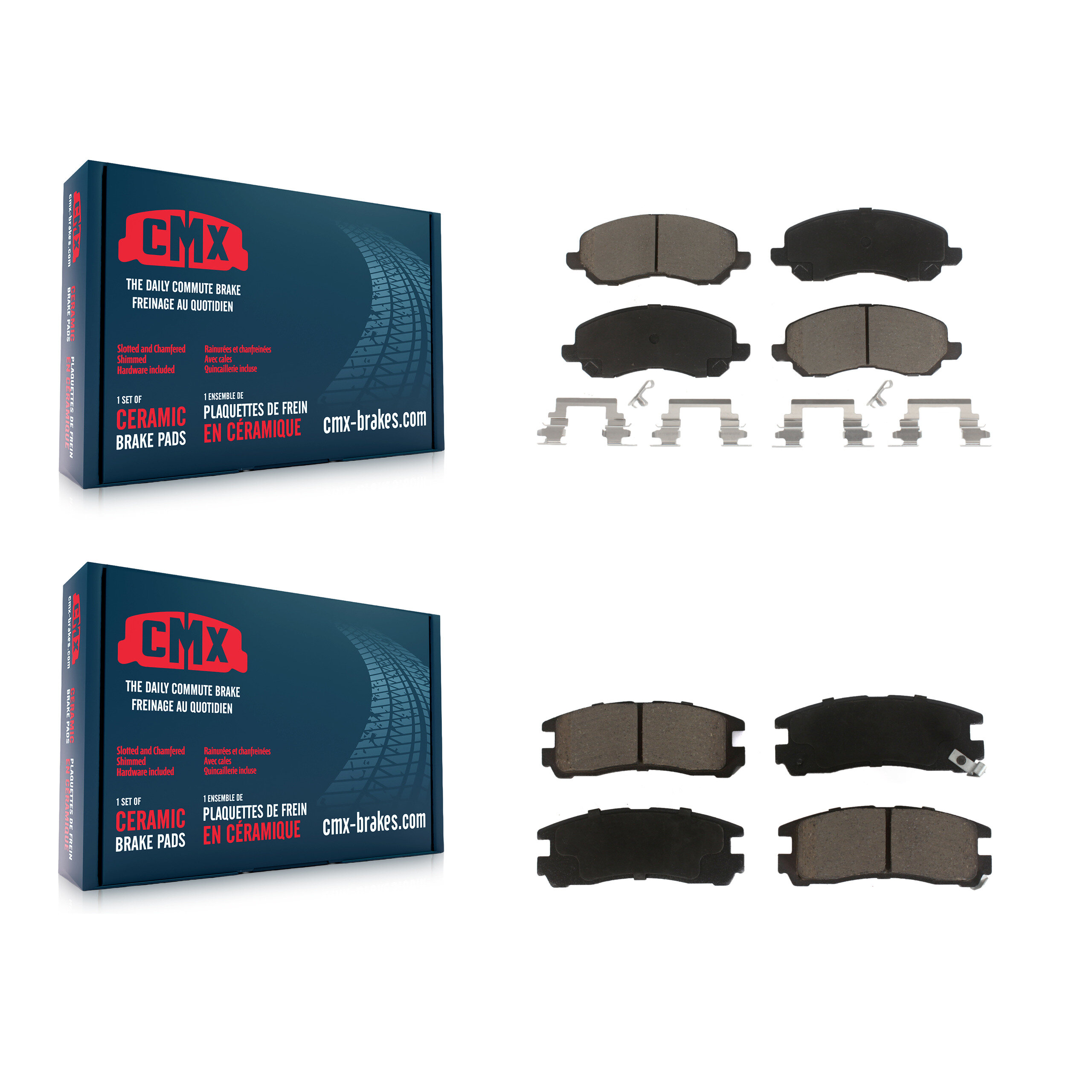 CMX - KCX-100275 - Front and Rear Disc Brake Pad Kits