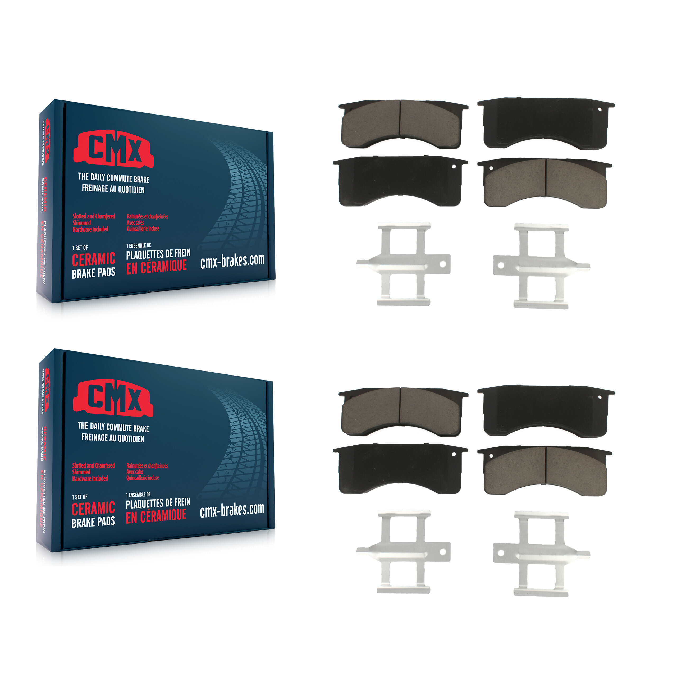 CMX - KCX-100281 - Front and Rear Disc Brake Pad Kits