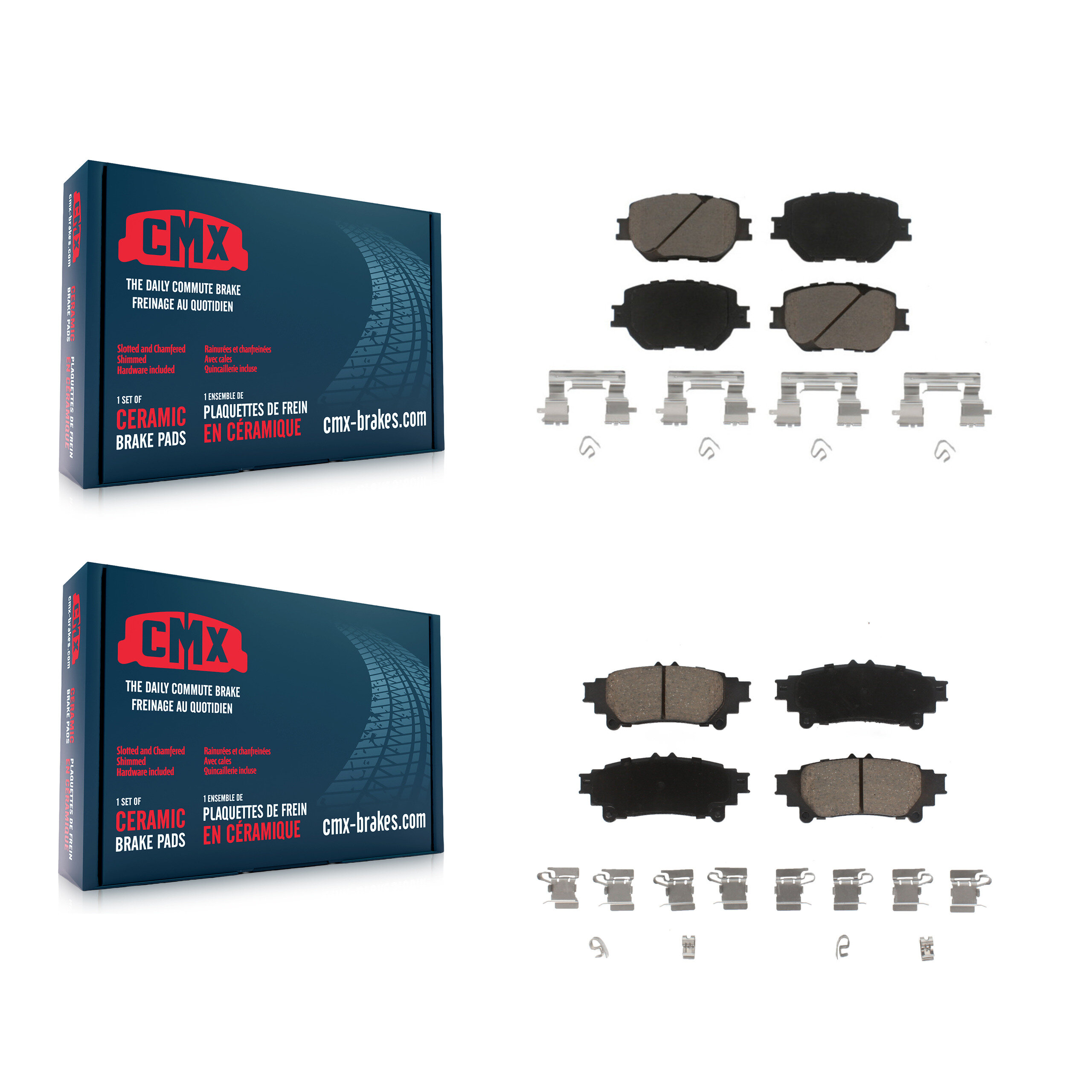 CMX - KCX-100287 - Front and Rear Disc Brake Pad Kits