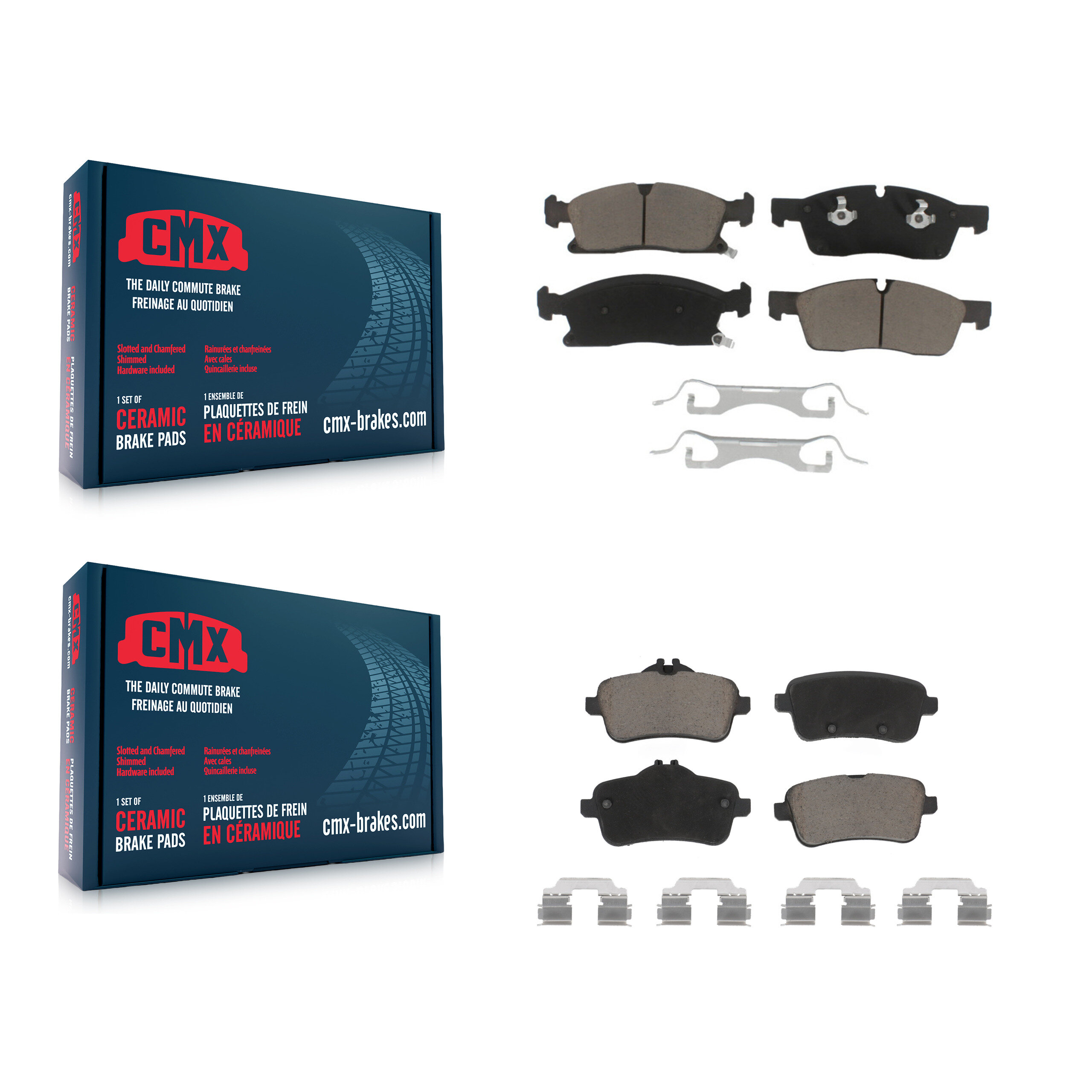 CMX - KCX-100294 - Front and Rear Disc Brake Pad Kits