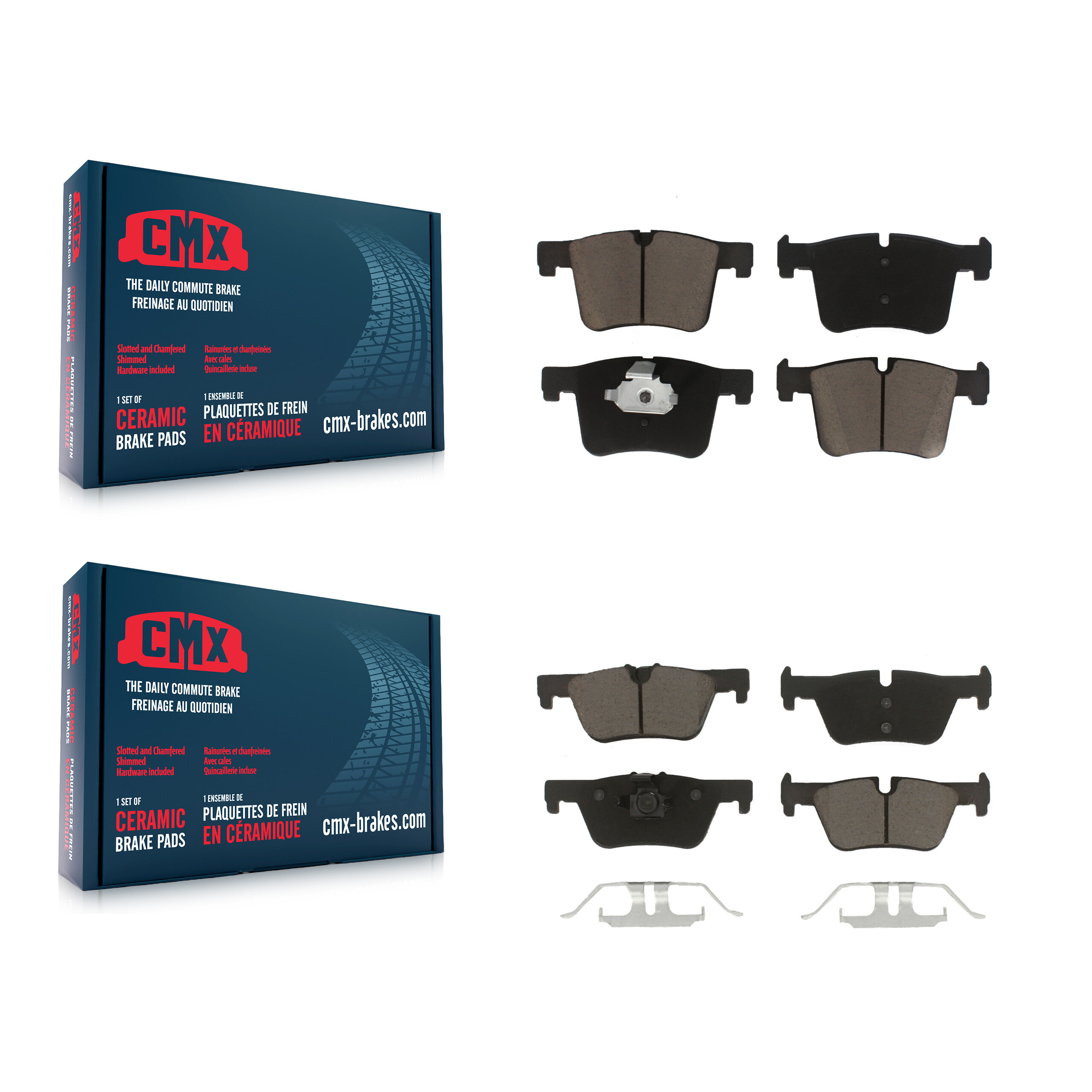 CMX - KCX-100316 - Front and Rear Disc Brake Pad Kits