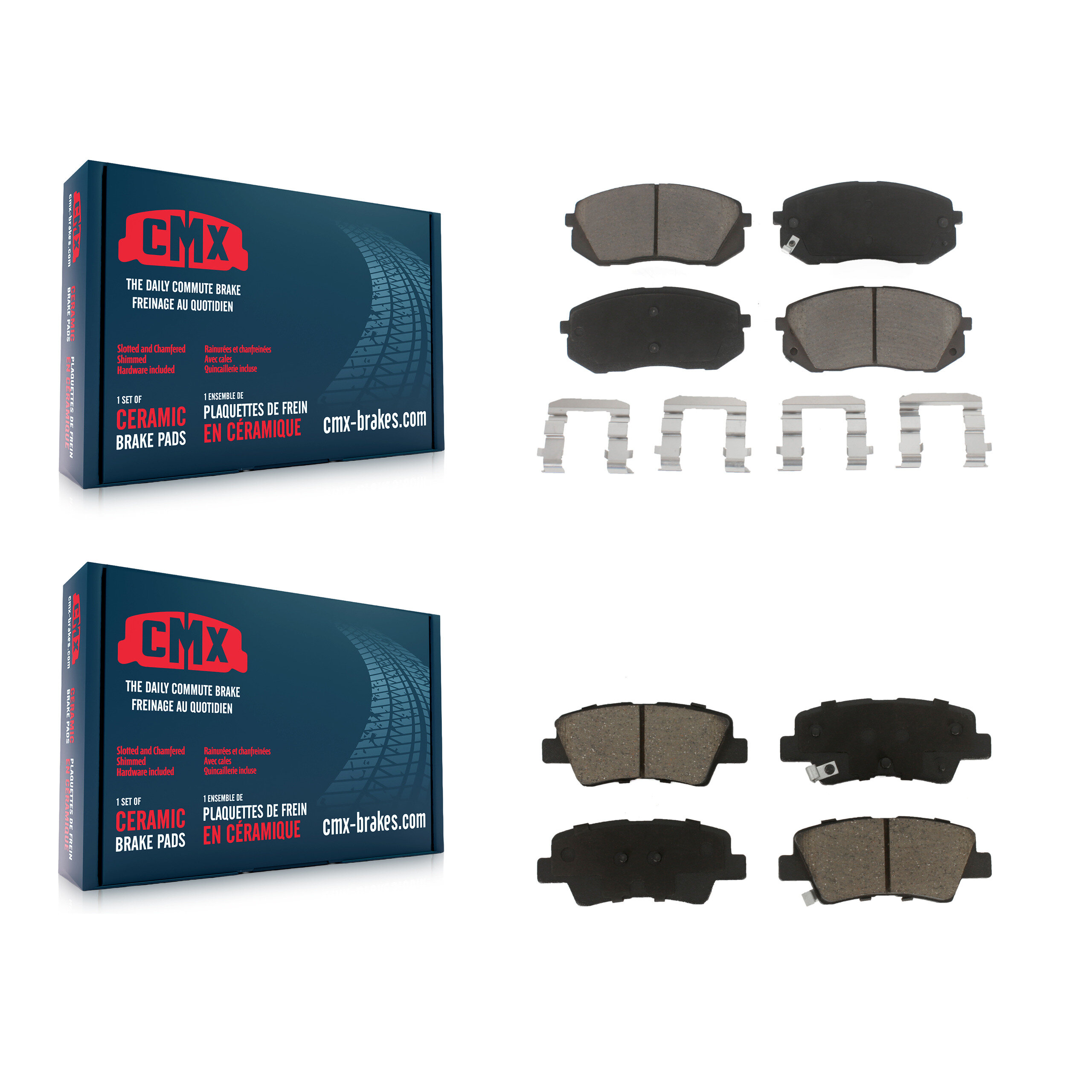 CMX - KCX-100334 - Front and Rear Disc Brake Pad Kits