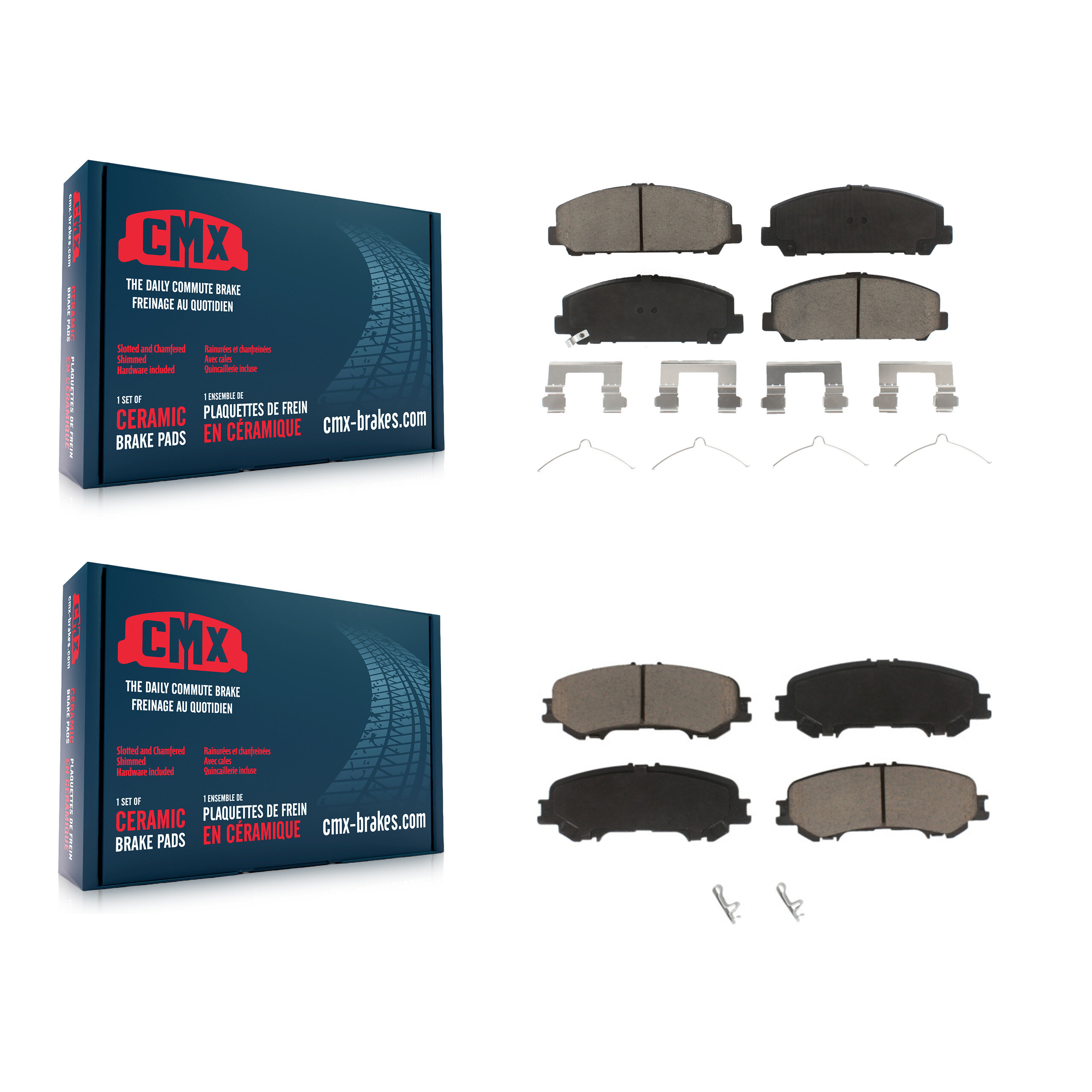 CMX - KCX-100349 - Front and Rear Disc Brake Pad Kits