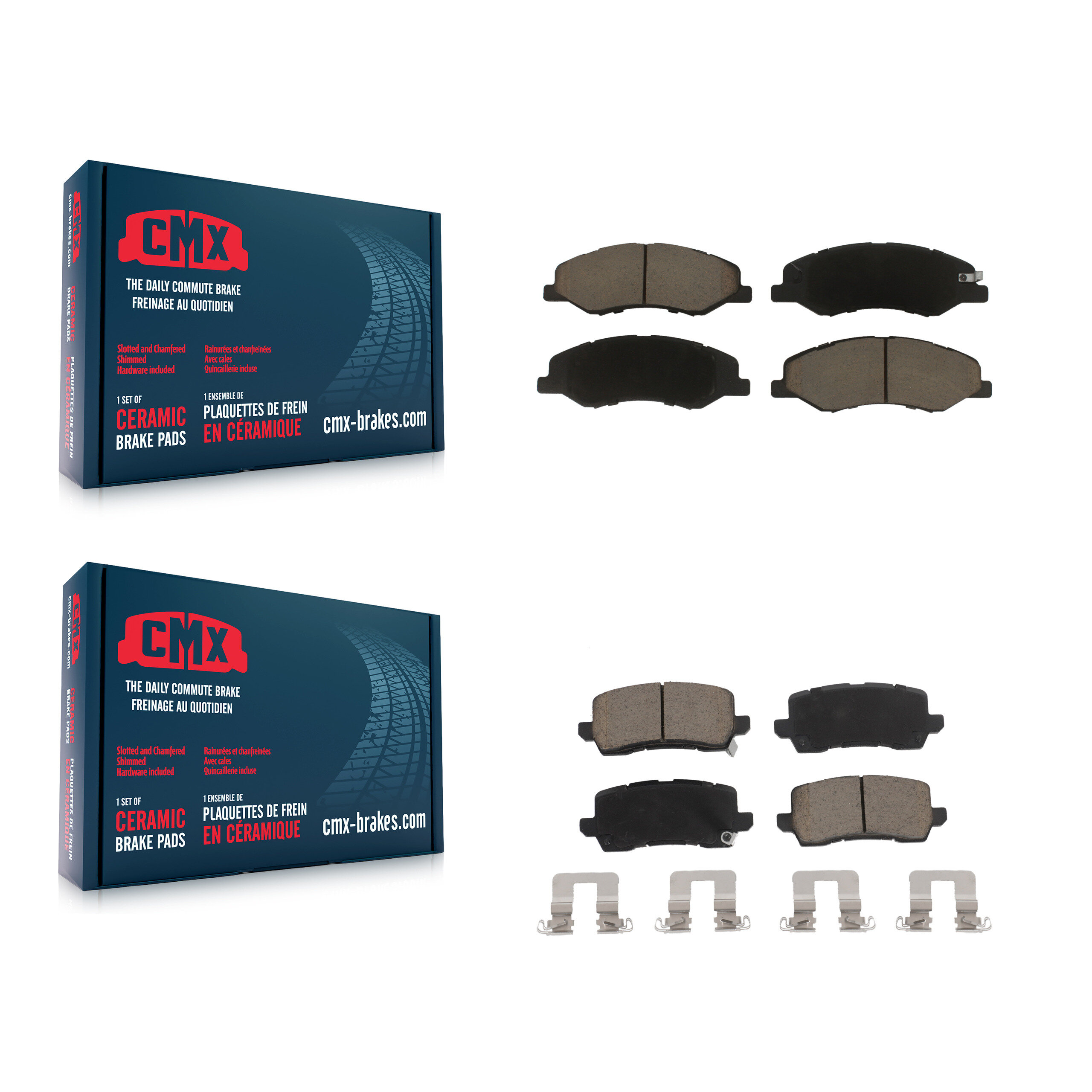 CMX - KCX-100351 - Front and Rear Disc Brake Pad Kits