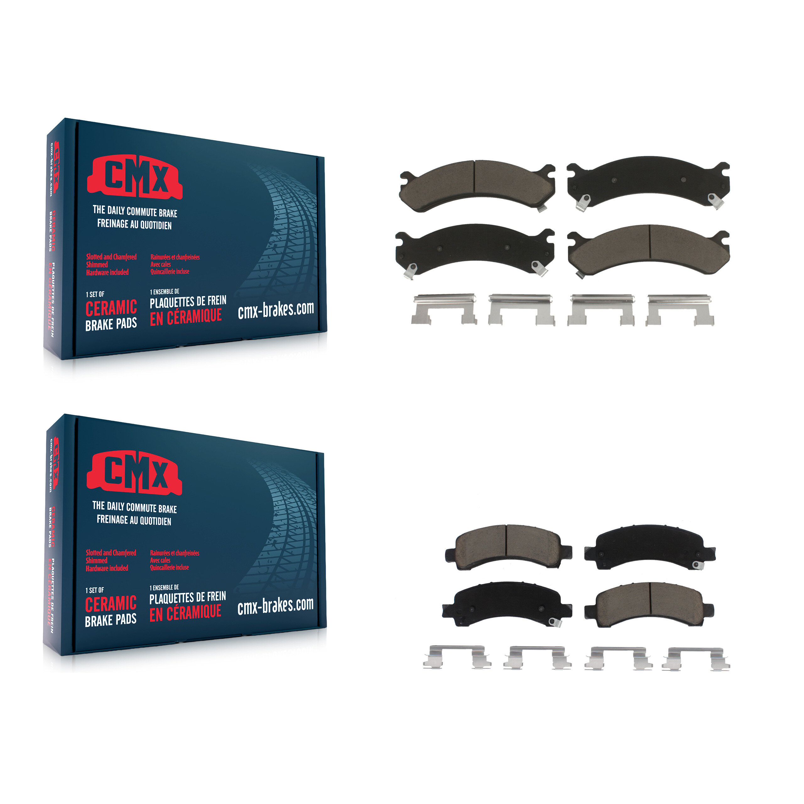 CMX - KCX-100352 - Front and Rear Disc Brake Pad Kits