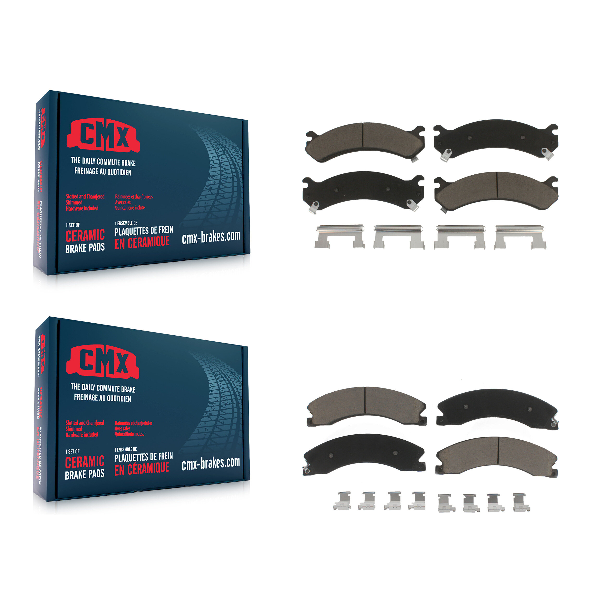 CMX - KCX-100355 - Front and Rear Disc Brake Pad Kits