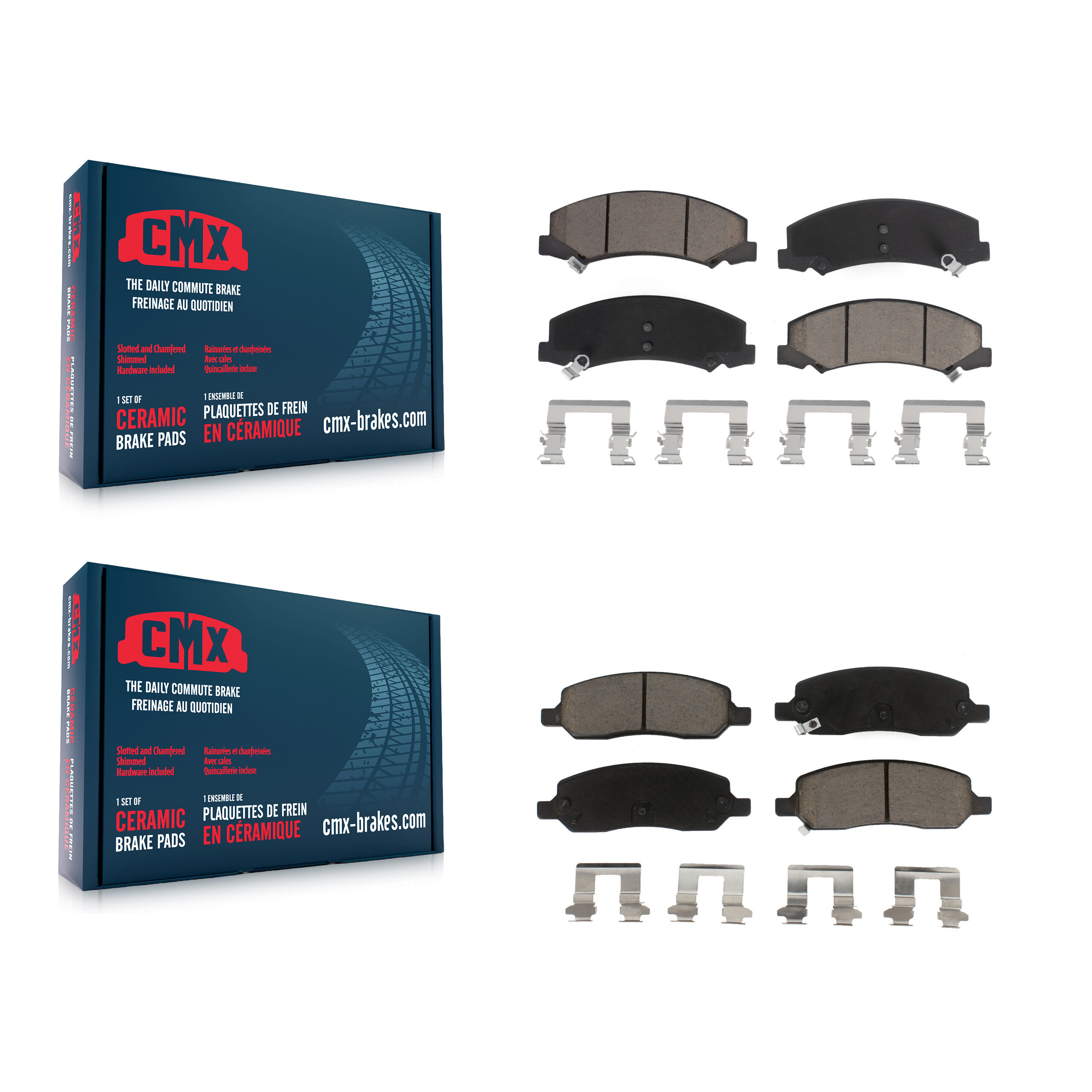 CMX - KCX-100356 - Front and Rear Disc Brake Pad Kits