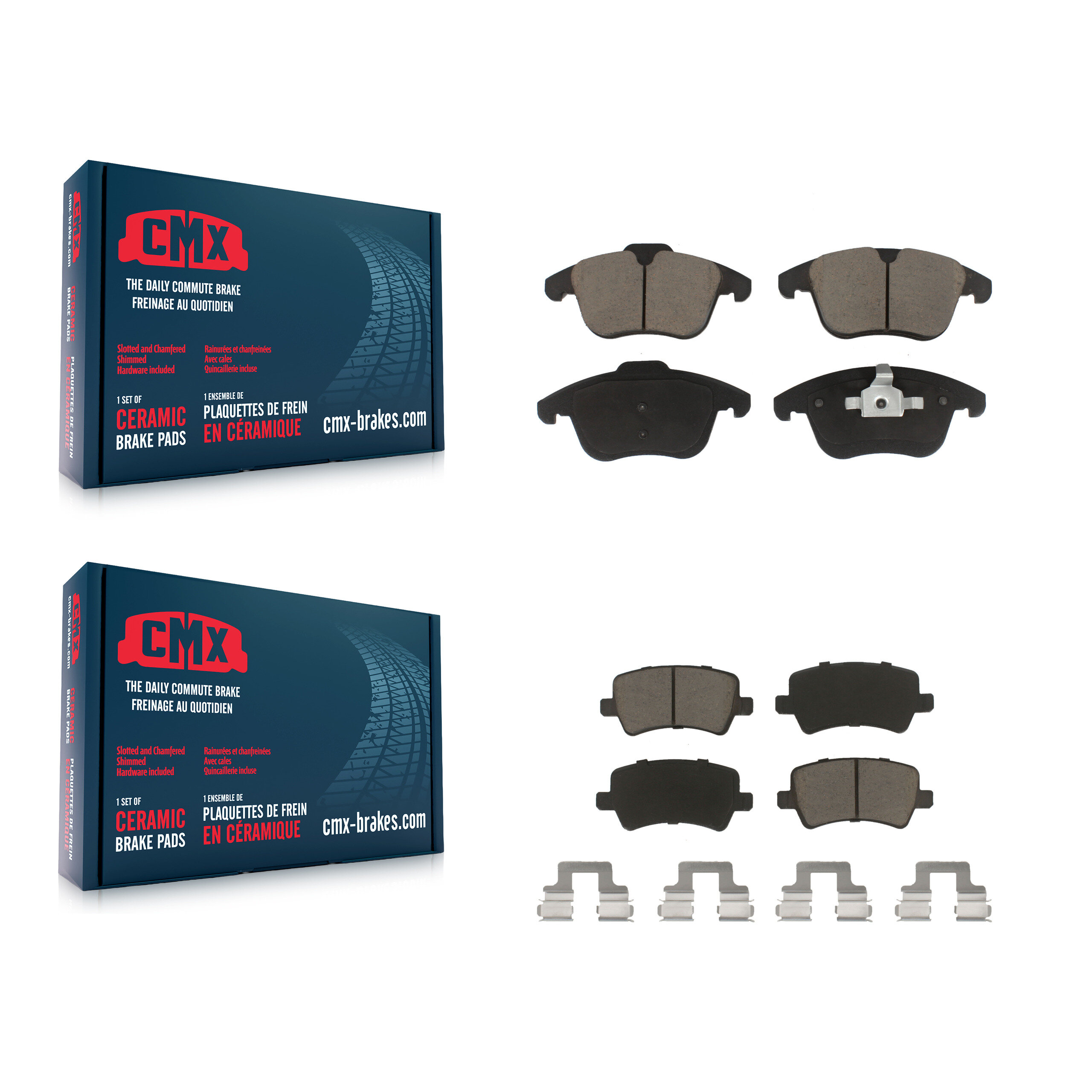 CMX - KCX-100359 - Front and Rear Disc Brake Pad Kits