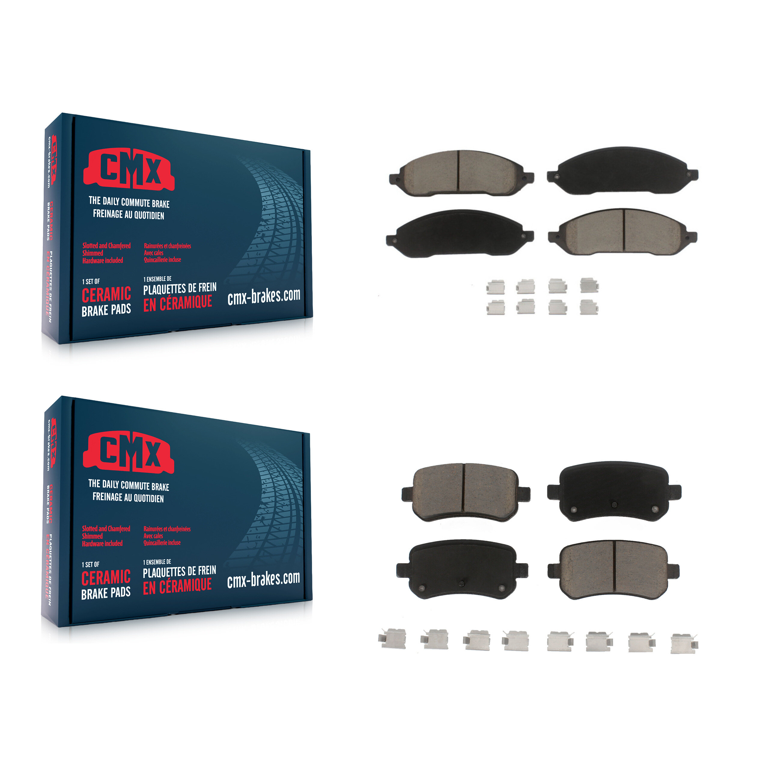 CMX - KCX-100368 - Front and Rear Disc Brake Pad Kits