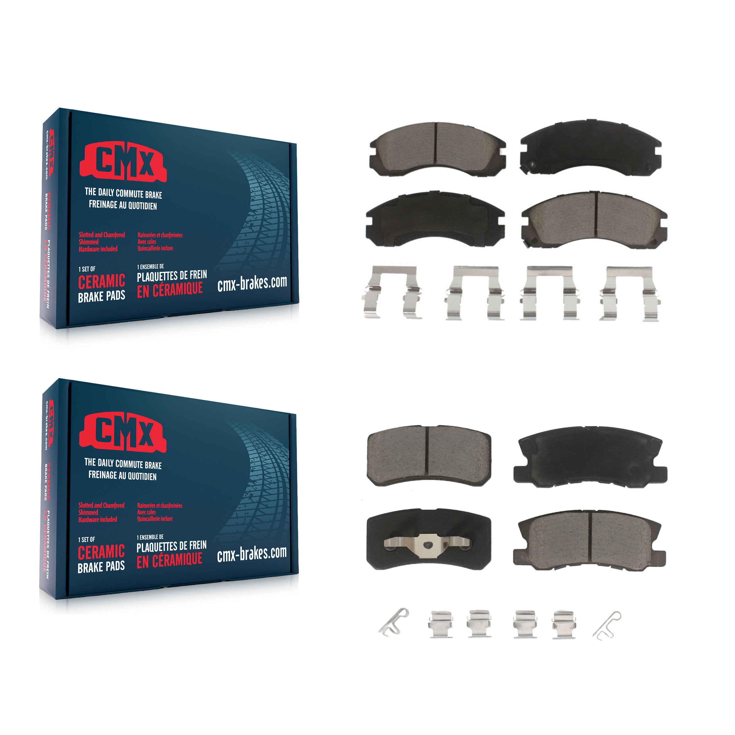 CMX - KCX-100371 - Front and Rear Disc Brake Pad Kits