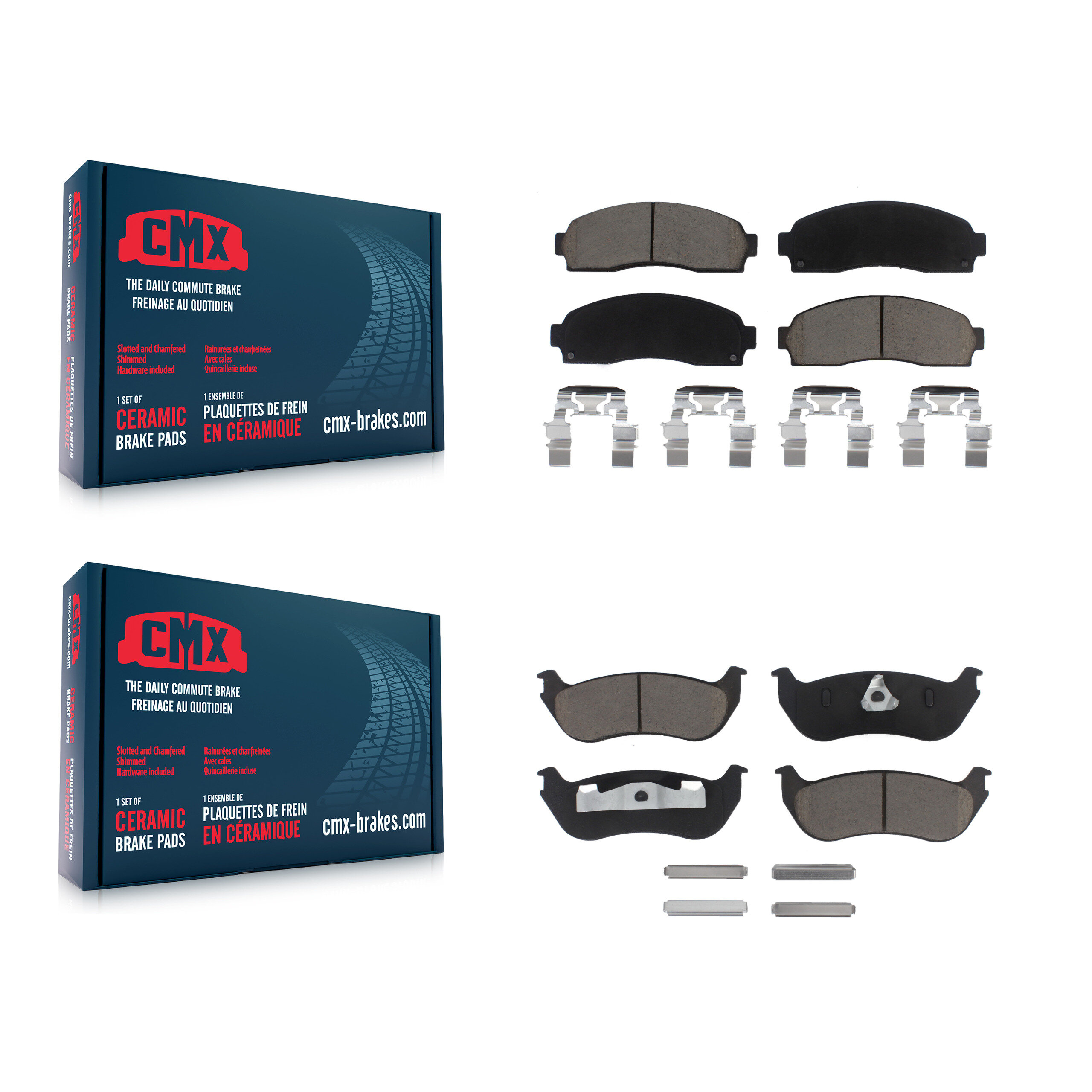 CMX - KCX-100378 - Front and Rear Disc Brake Pad Kits
