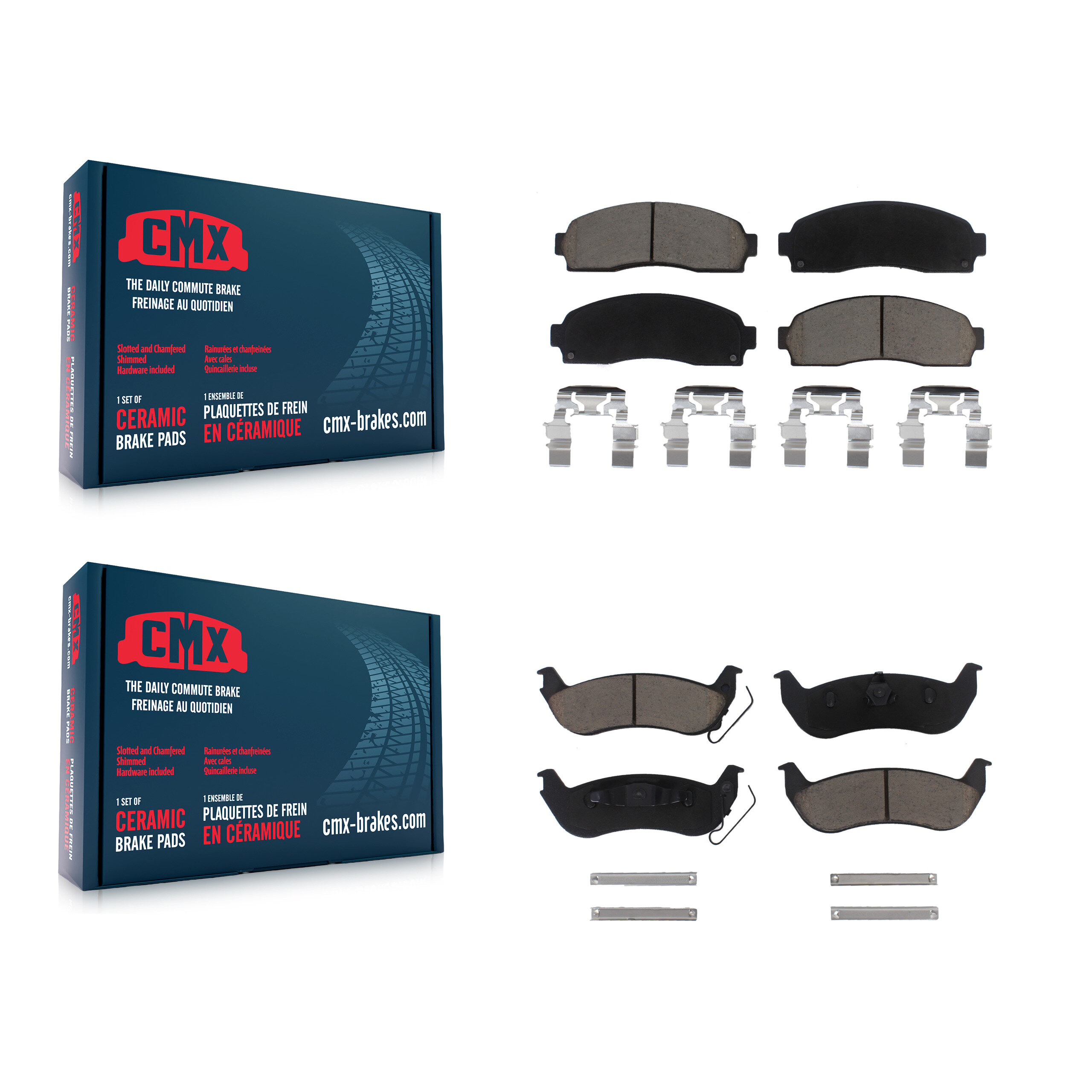 CMX - KCX-100379 - Front and Rear Disc Brake Pad Kits