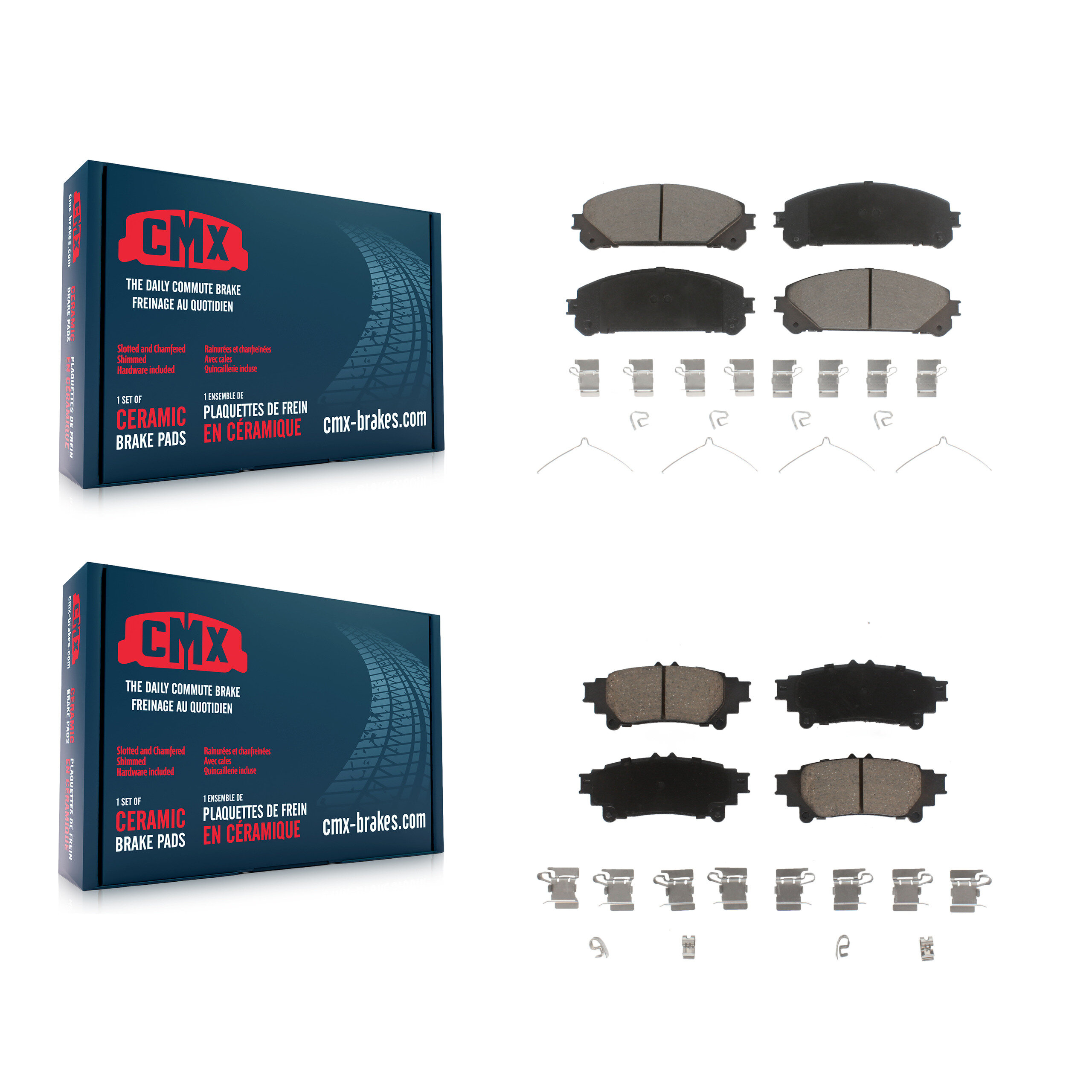 CMX - KCX-100385 - Front and Rear Disc Brake Pad Kits