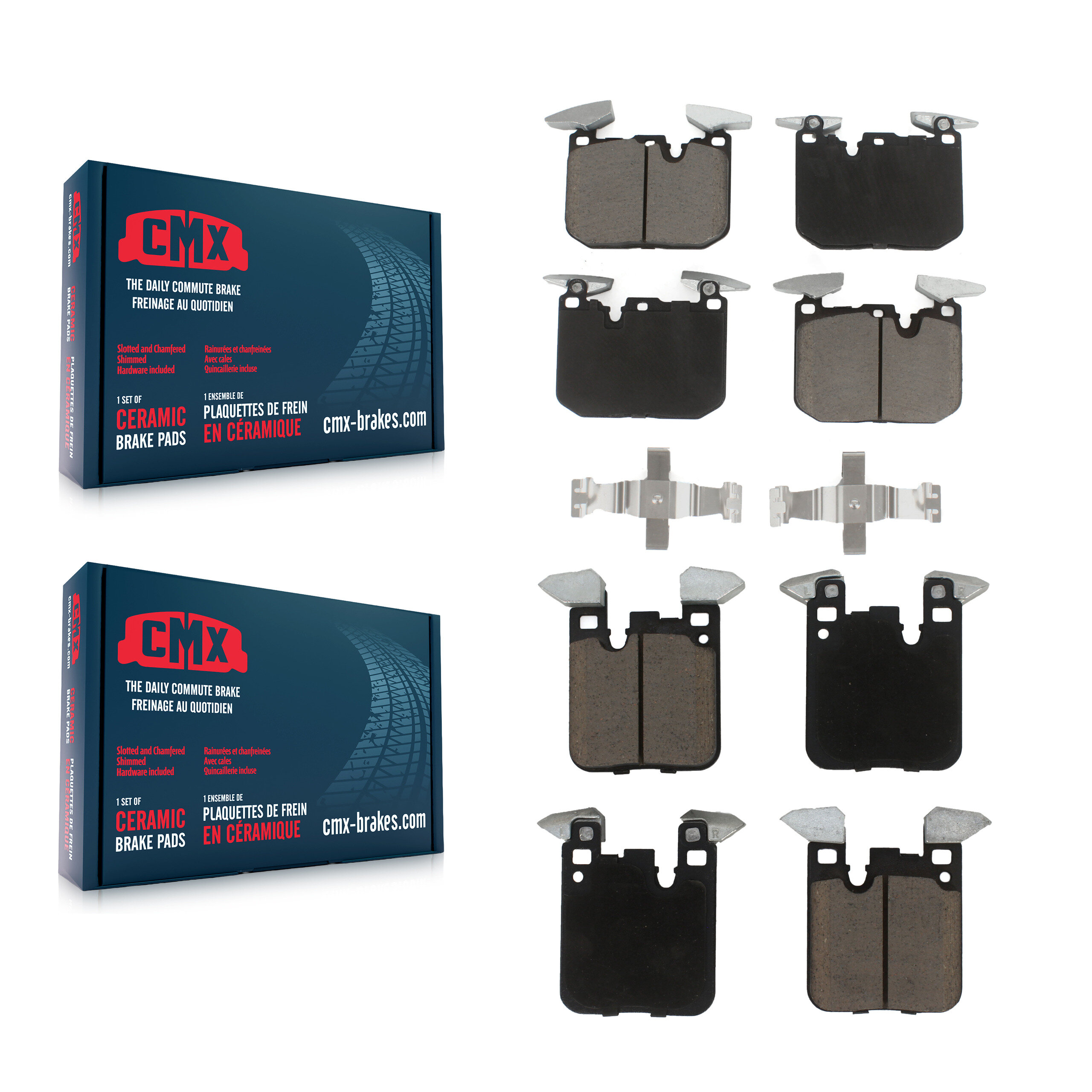 CMX - KCX-100392 - Front and Rear Disc Brake Pad Kits