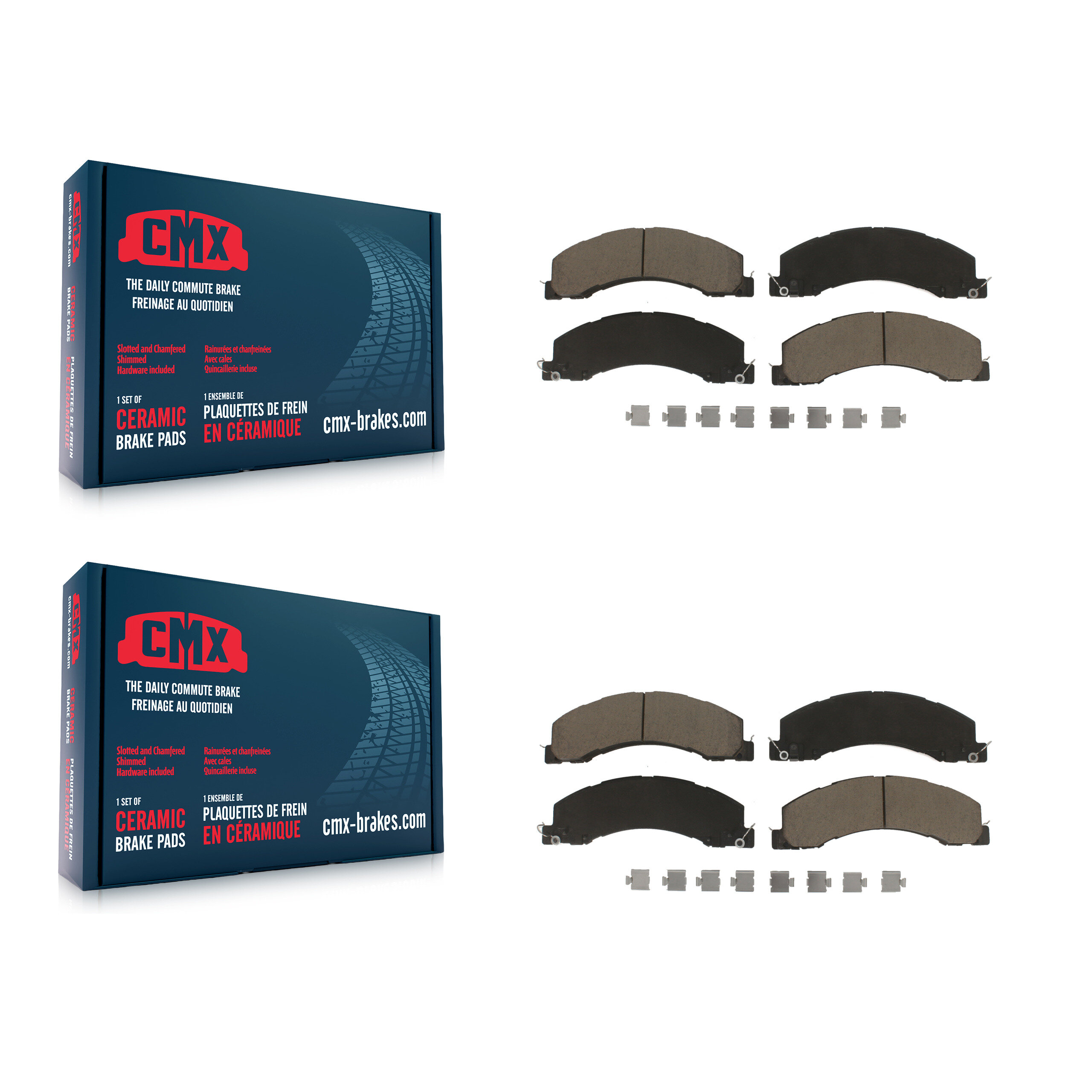 CMX - KCX-100399 - Front and Rear Disc Brake Pad Kits
