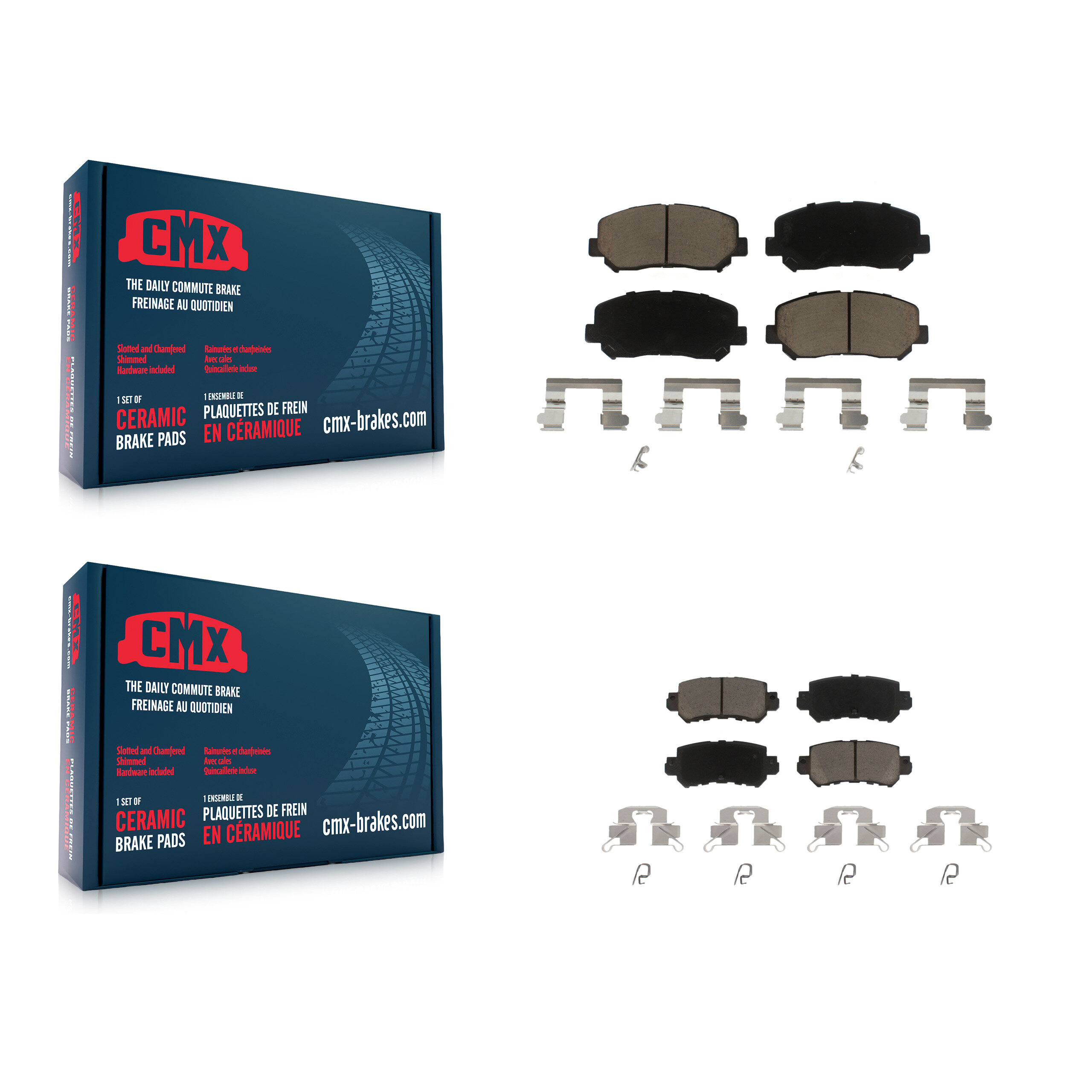 CMX - KCX-100435 - Front and Rear Disc Brake Pad Kits