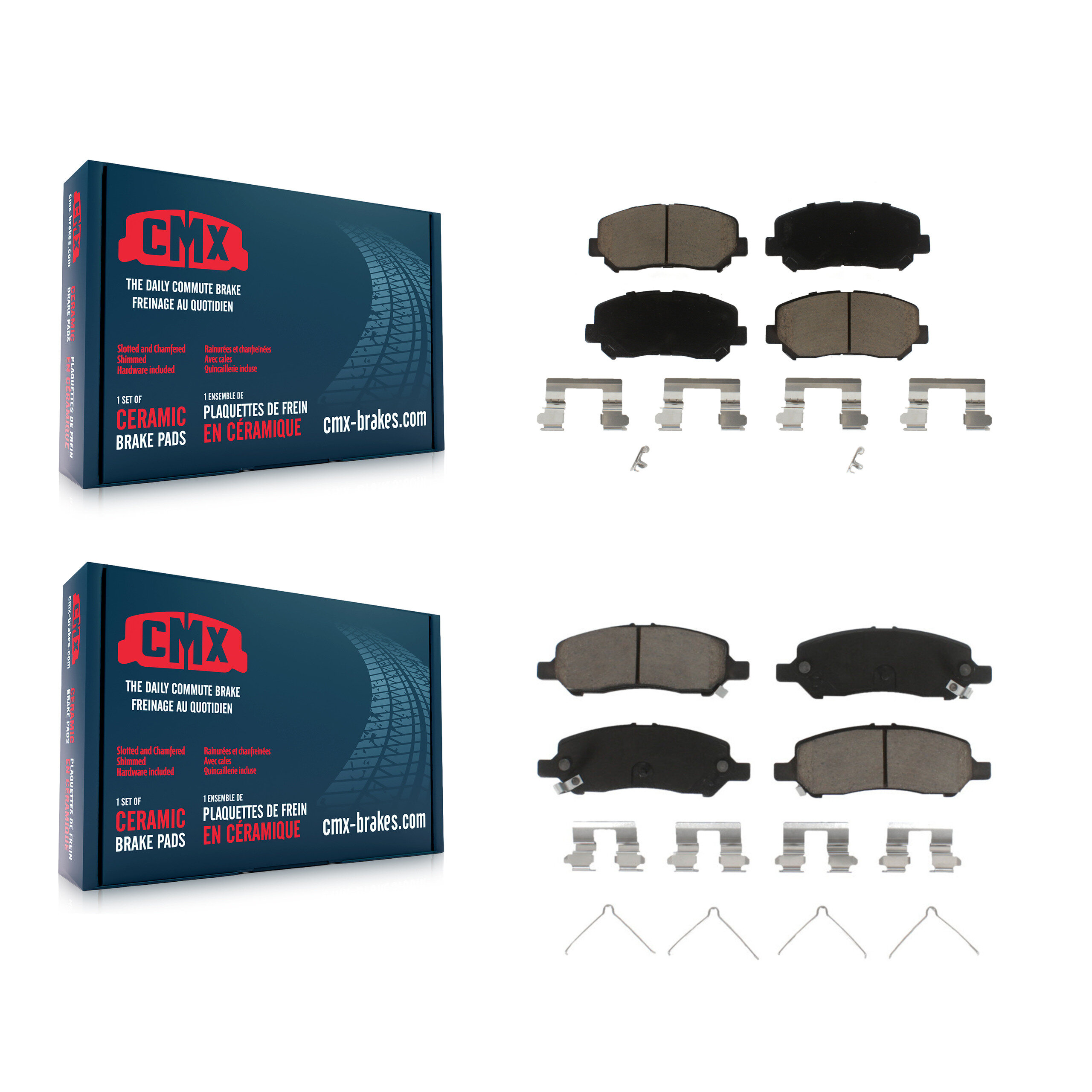 CMX - KCX-100436 - Front and Rear Disc Brake Pad Kits