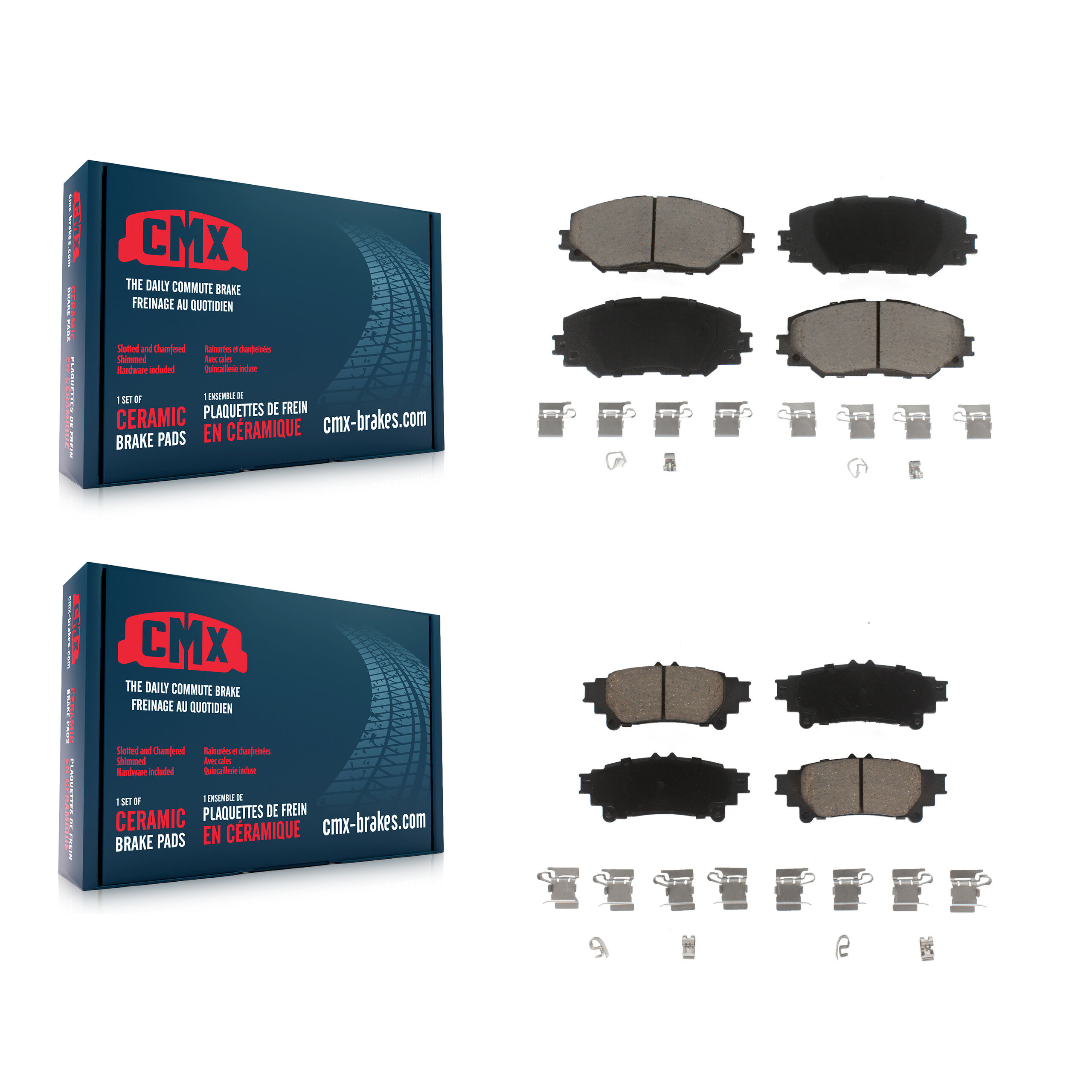 CMX - KCX-100439 - Front and Rear Disc Brake Pad Kits