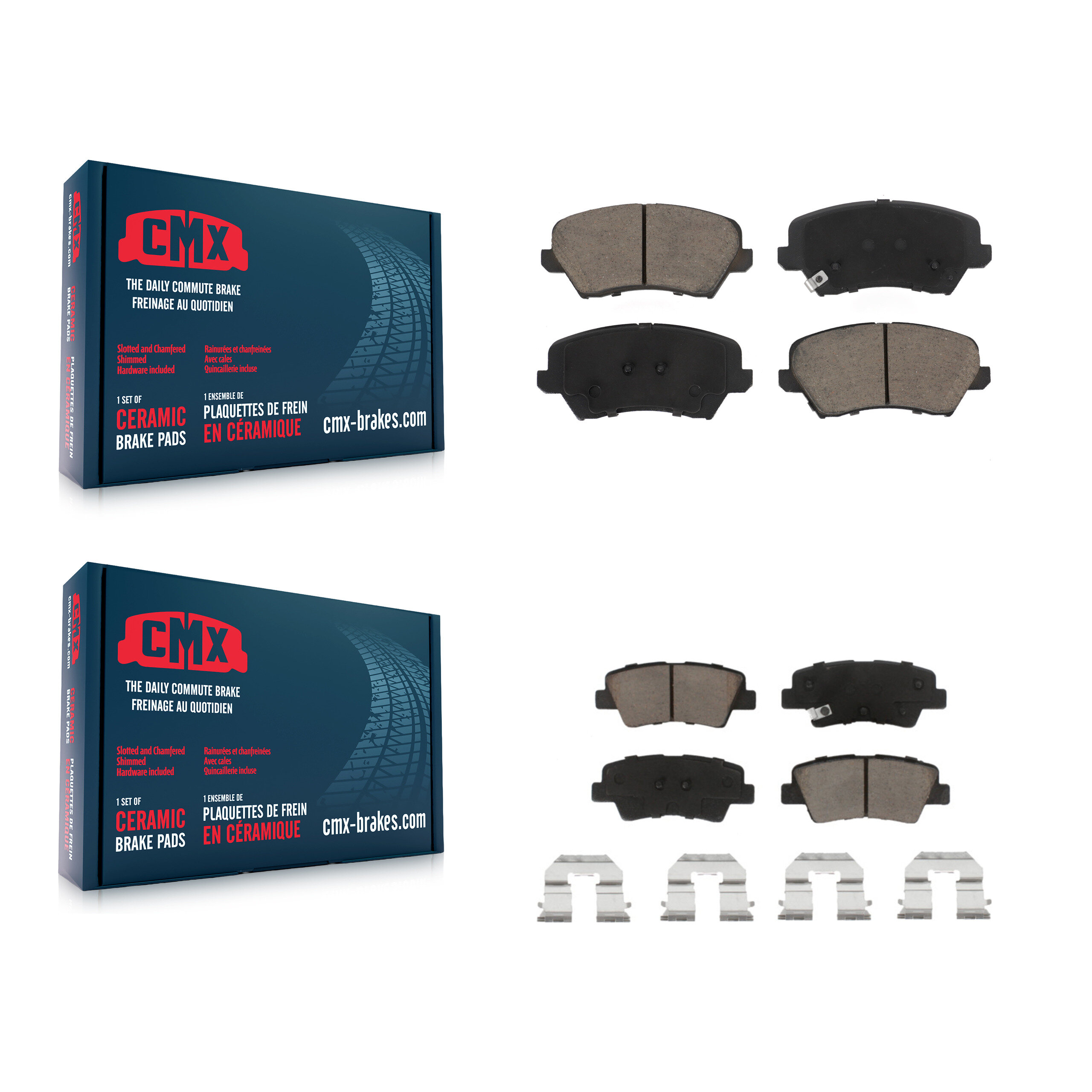 CMX - KCX-100441 - Front and Rear Disc Brake Pad Kits