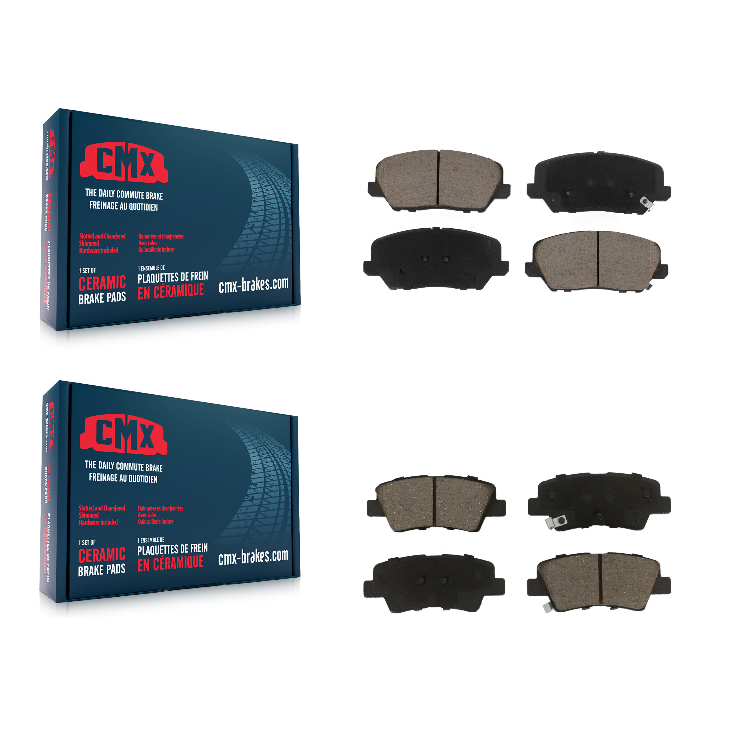 CMX - KCX-100444 - Front and Rear Disc Brake Pad Kits