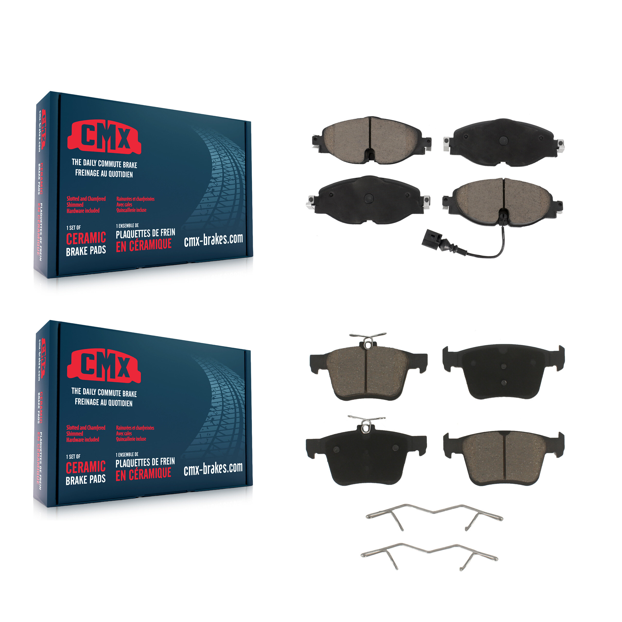 CMX - KCX-100448 - Front and Rear Disc Brake Pad Kits