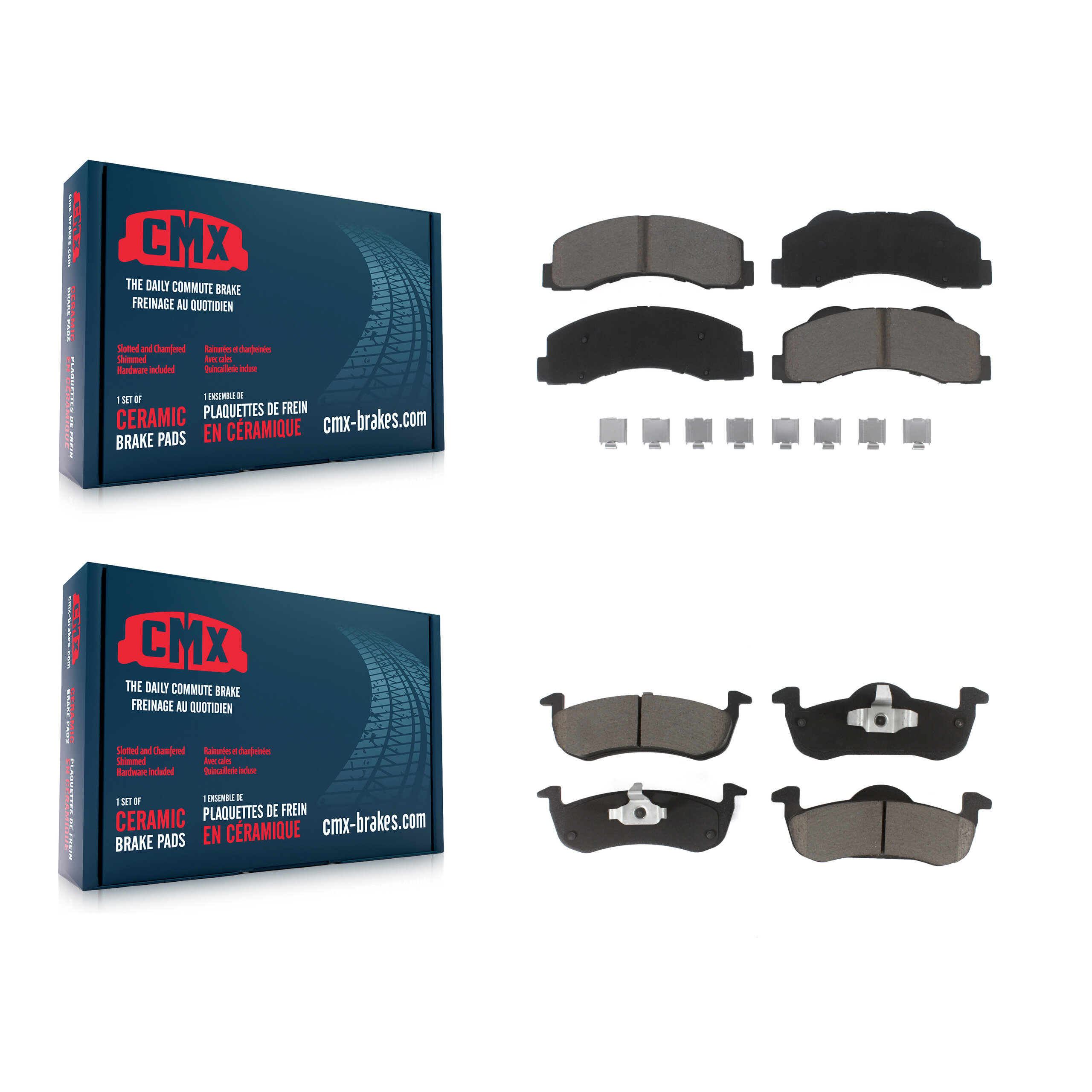 CMX - KCX-100457 - Front and Rear Disc Brake Pad Kits
