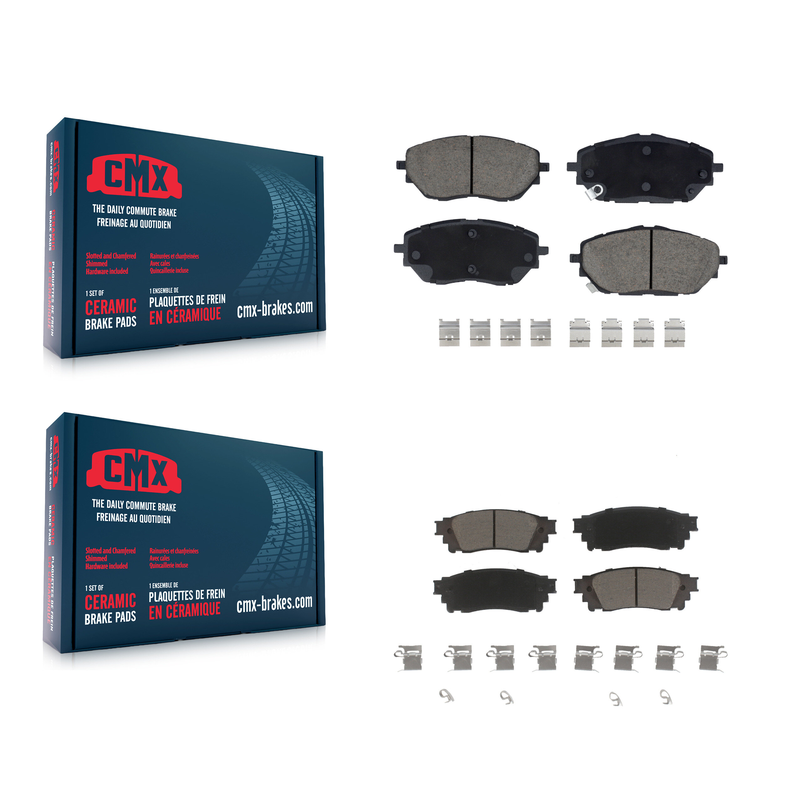 CMX - KCX-100469 - Front and Rear Disc Brake Pad Kits