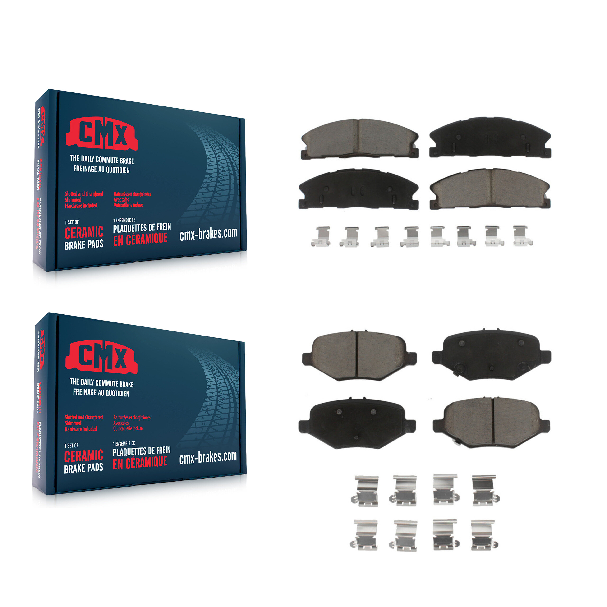 CMX - KCX-100471 - Front and Rear Disc Brake Pad Kits