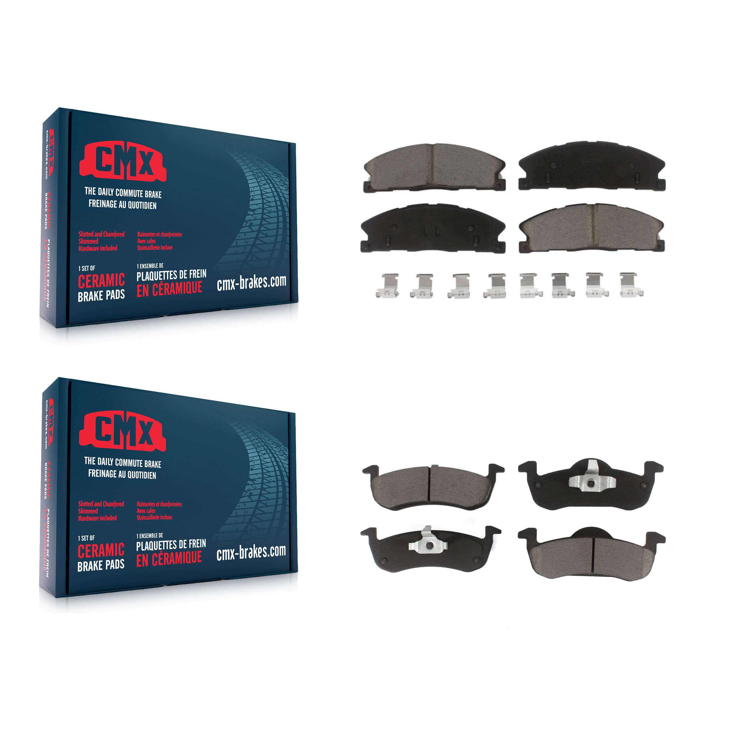 CMX - KCX-100473 - Front and Rear Disc Brake Pad Kits