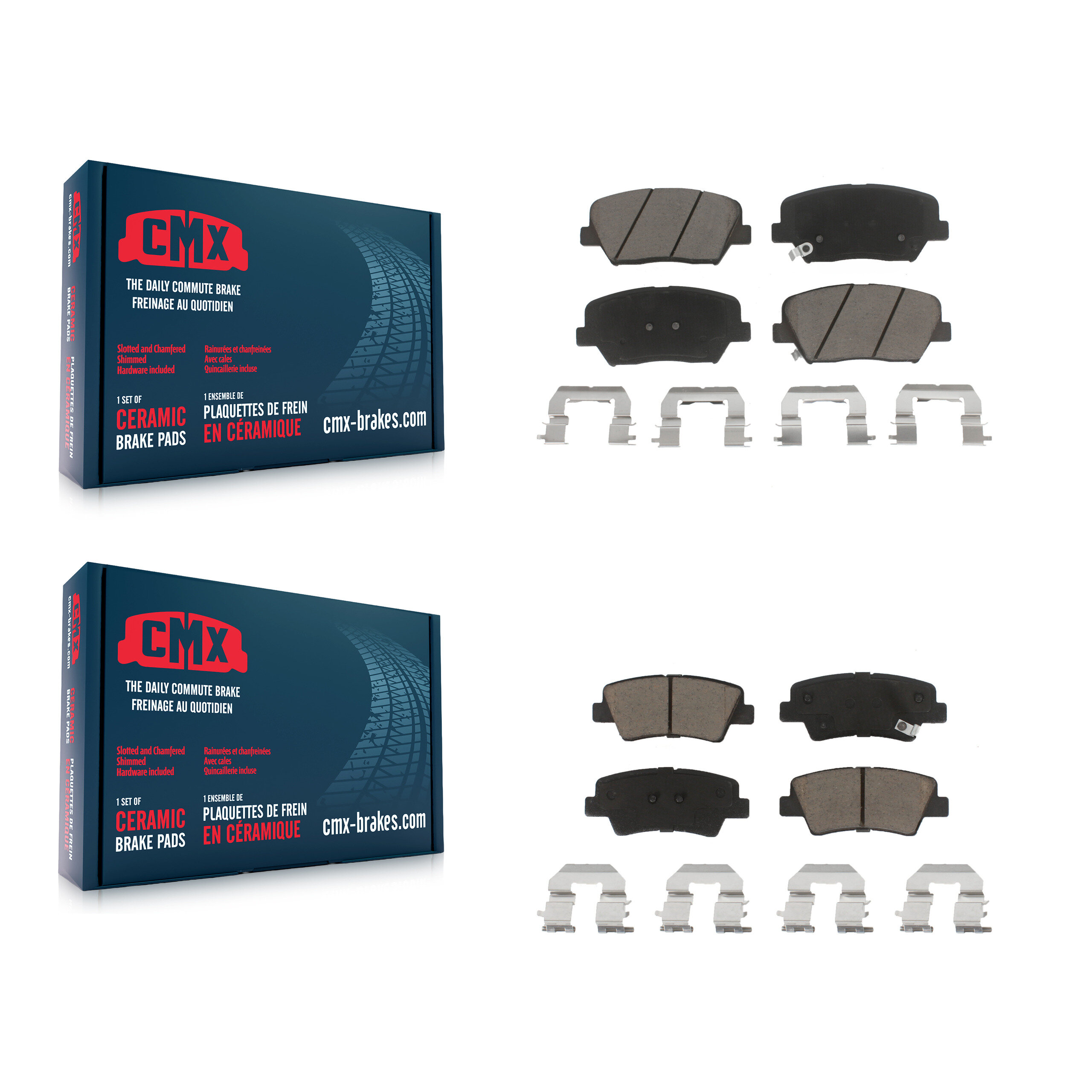 CMX - KCX-100481 - Front and Rear Disc Brake Pad Kits
