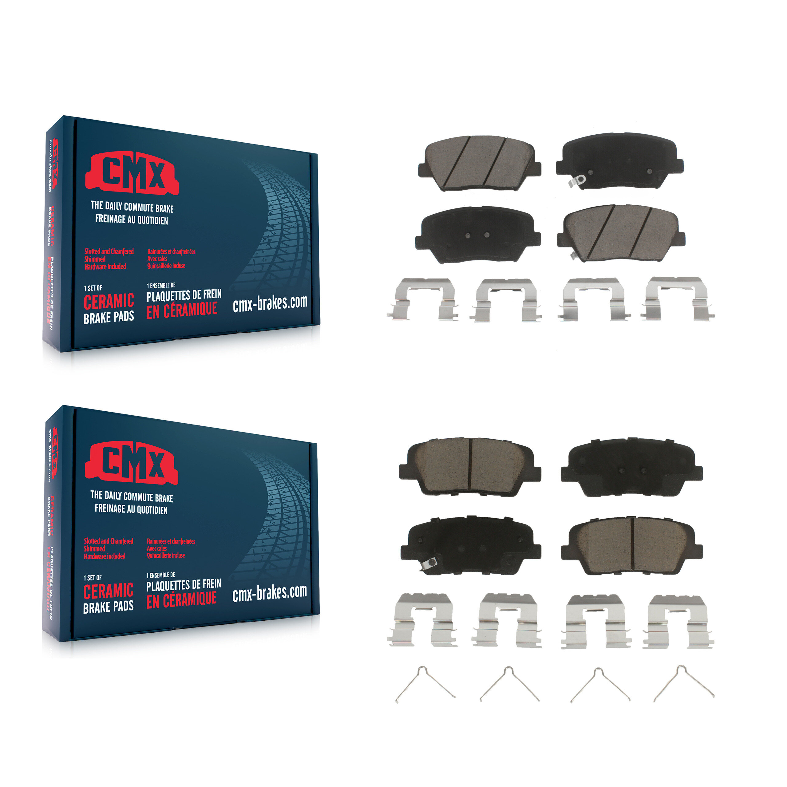 CMX - KCX-100482 - Front and Rear Disc Brake Pad Kits