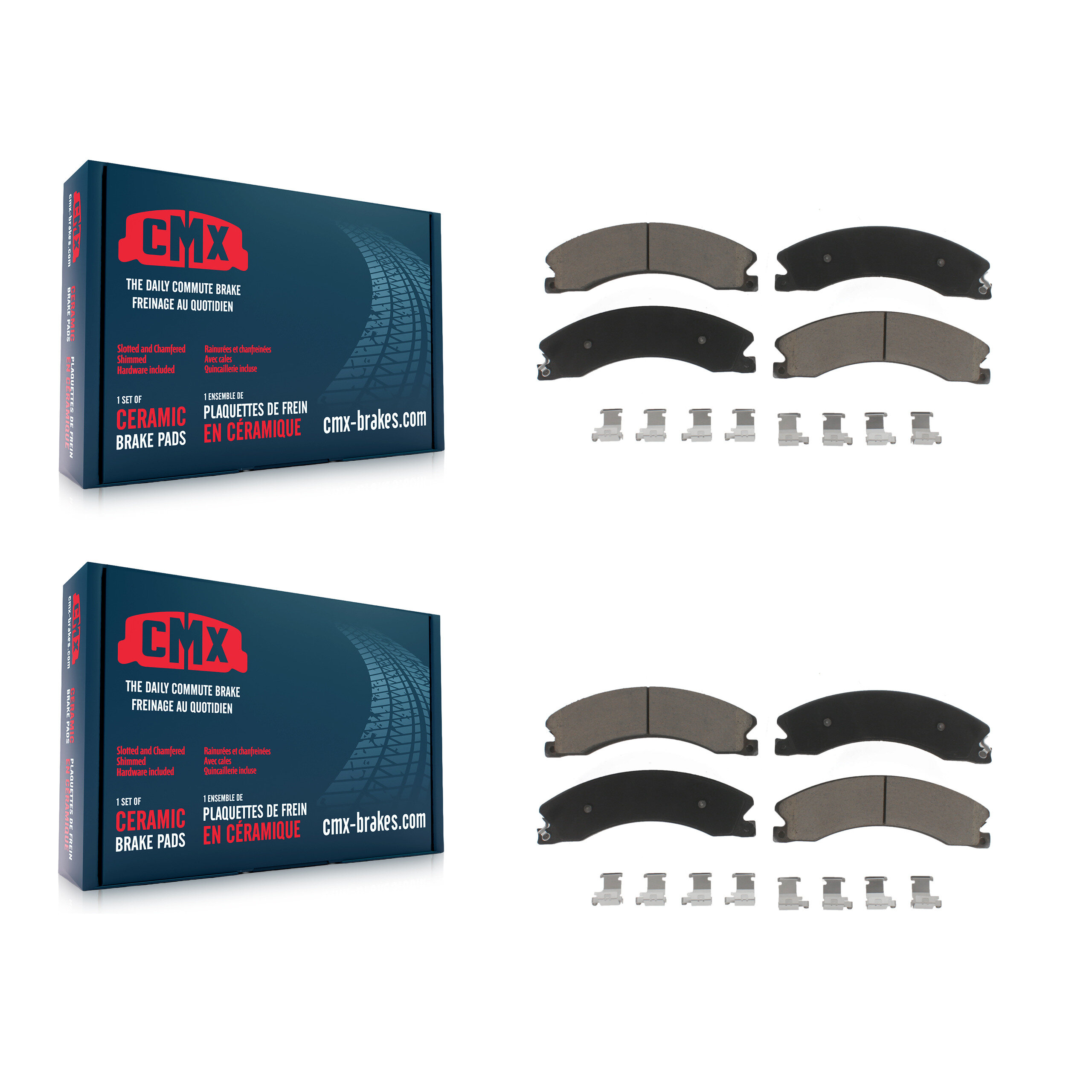 CMX - KCX-100501 - Front and Rear Disc Brake Pad Kits