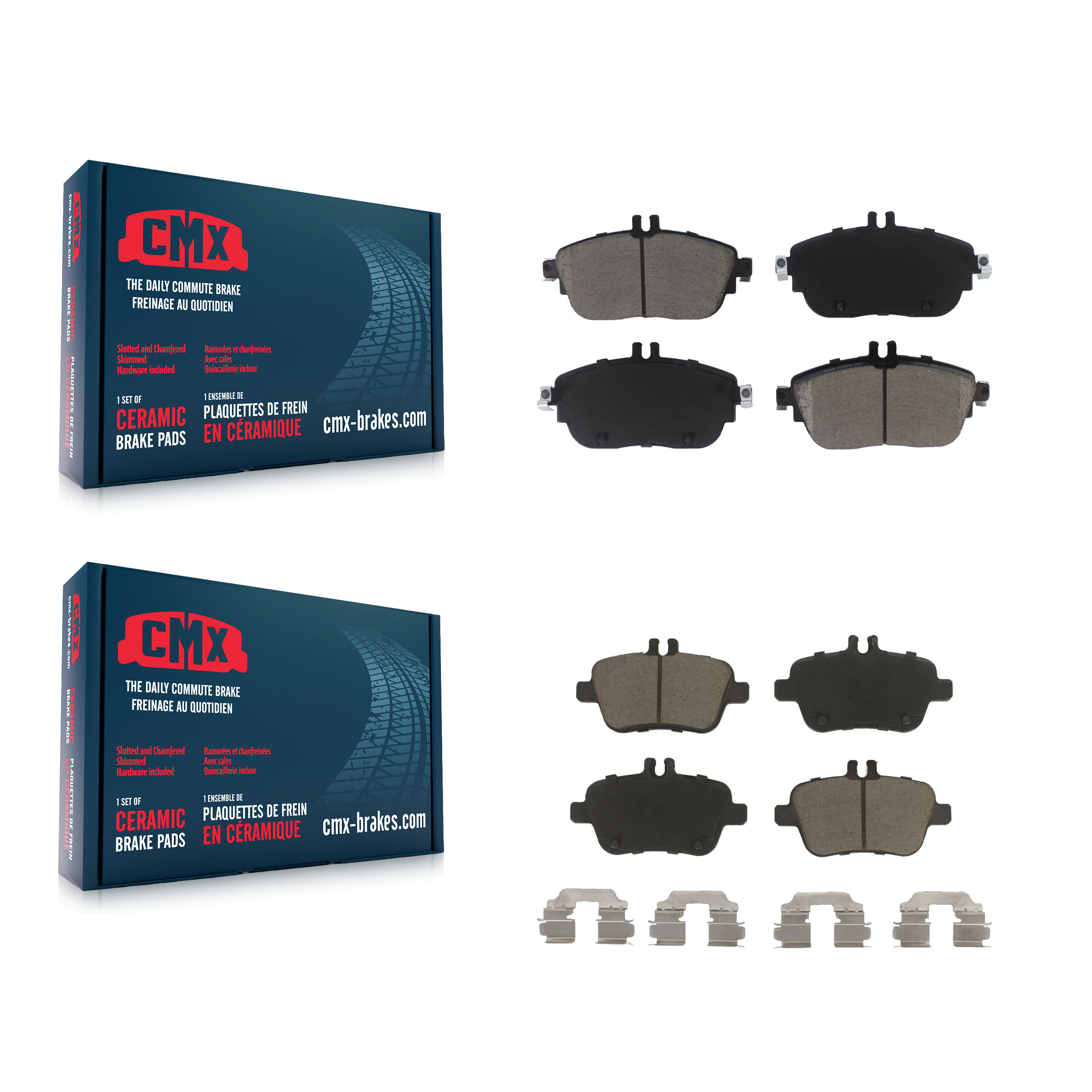 CMX - KCX-100515 - Front and Rear Disc Brake Pad Kits