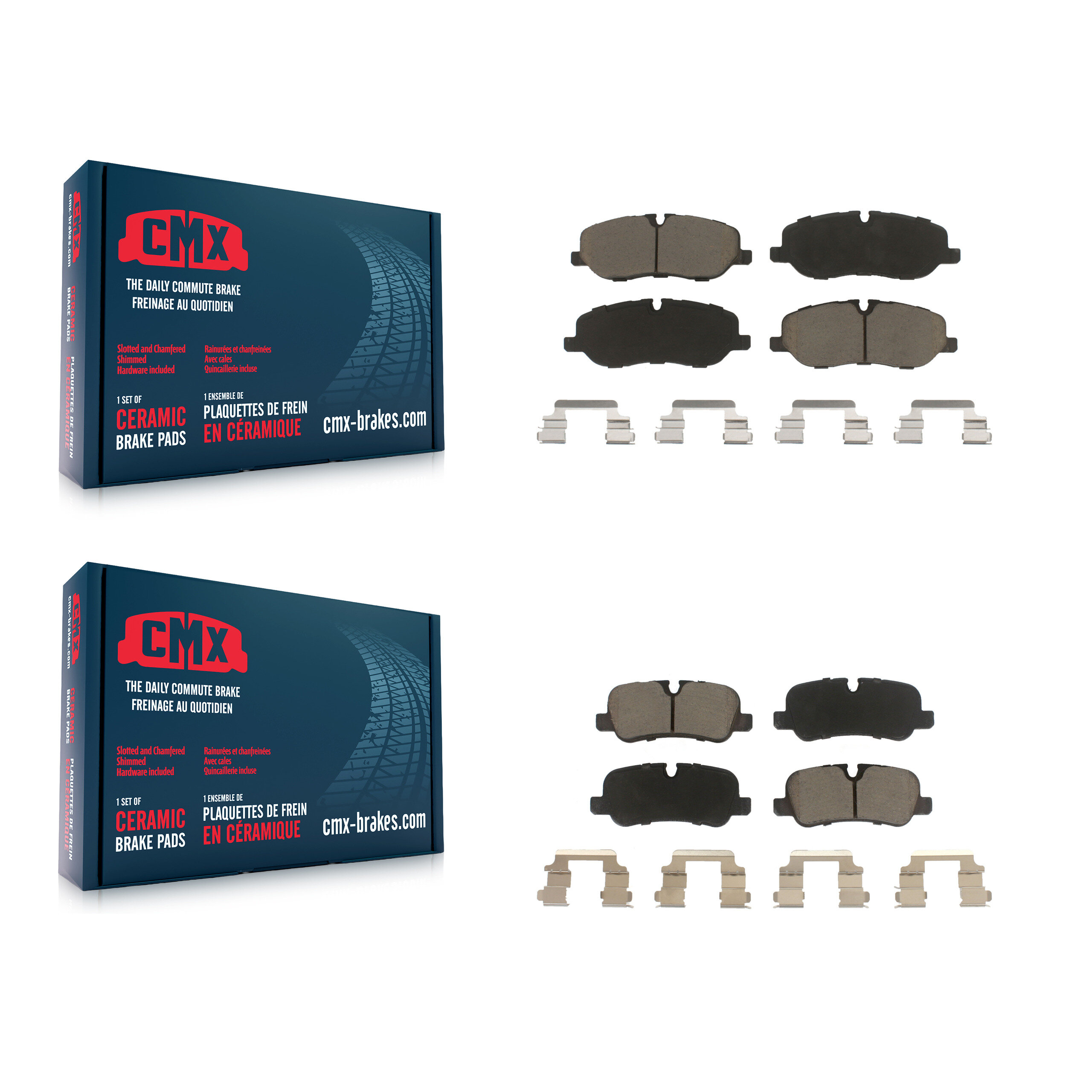 CMX - KCX-100517 - Front and Rear Disc Brake Pad Kits