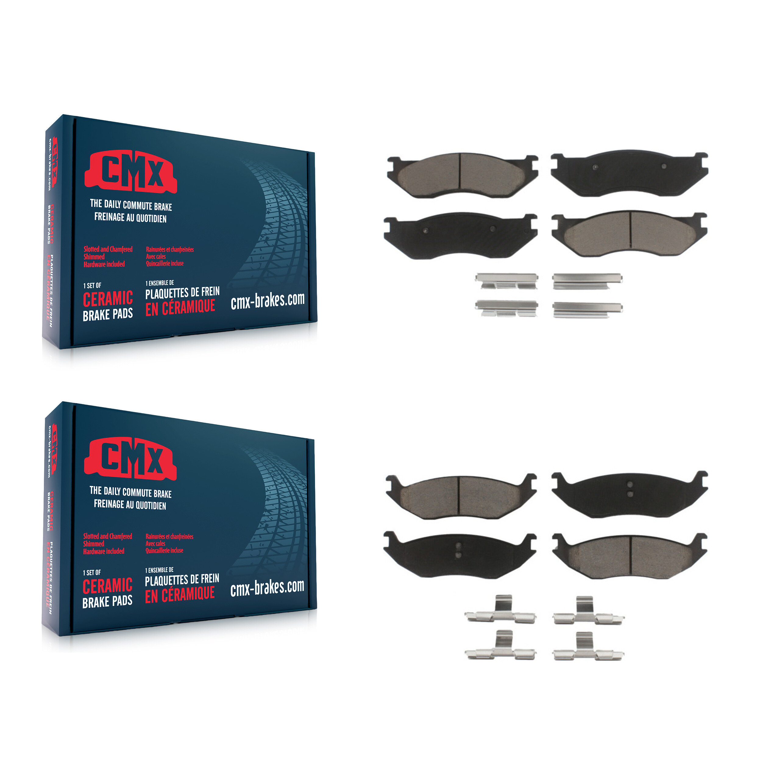 CMX - KCX-100519 - Front and Rear Disc Brake Pad Kits